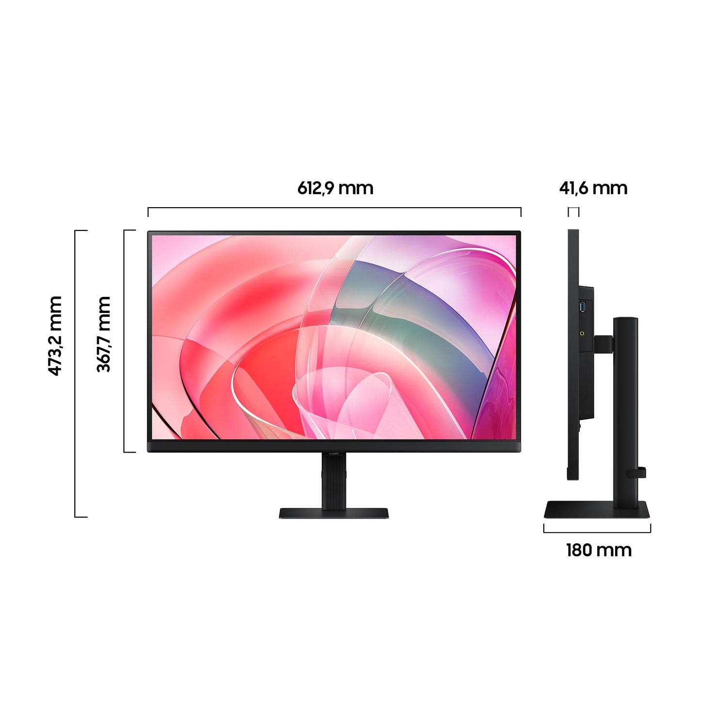 Samsung ViewFinity LS32D700EAUXEN S70D 4K Monitor 32 Inch UHD 3840 x 2160 60Hz HDR10 Easy Setup Stand Eye Saver Mode