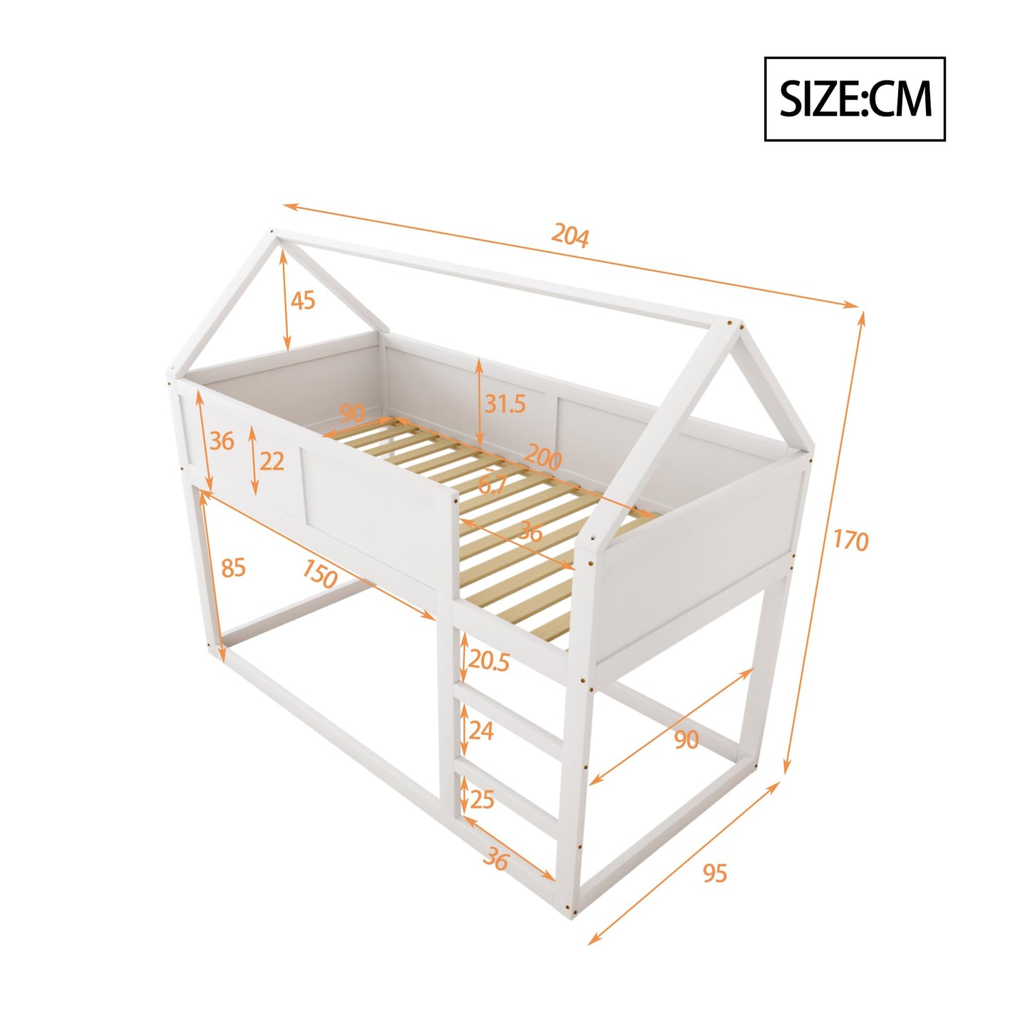 xixiworkshop Kinderbett 90x200cm Ausziehbett Bett mit Stauraum und USB-Steckdose/Mehreren Ablagefächern multifunktionales Jugendbett/Gästebett/Doppelbett mit Stauschrank Lattenrost,Ohne Matratze,Grau