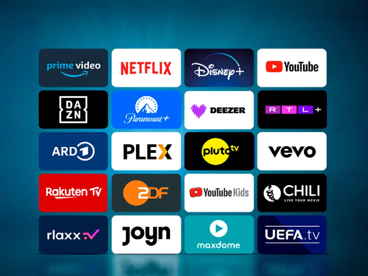 DYON Movie Smart 43 VX TV, 43 inches (108 cm), Full HD Smart TV, HD Triple Tuner (DVB-C/-S2/-T2), App Store, Prime Video, Netflix, YouTube, DAZN, Disney+ (Model 2023)