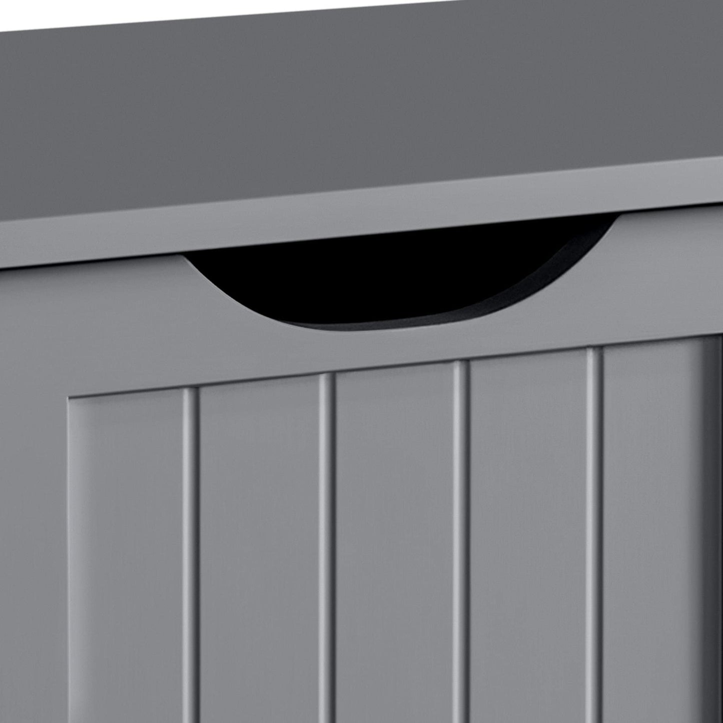 Yaheetech Bathroom Cabinet Floor Cabinet with 4 Drawers and 2 Doors Bathroom Cabinet Floor Cabinet with Height-Adjustable Shelf for Bathroom Living Room Hallway Kitchen White