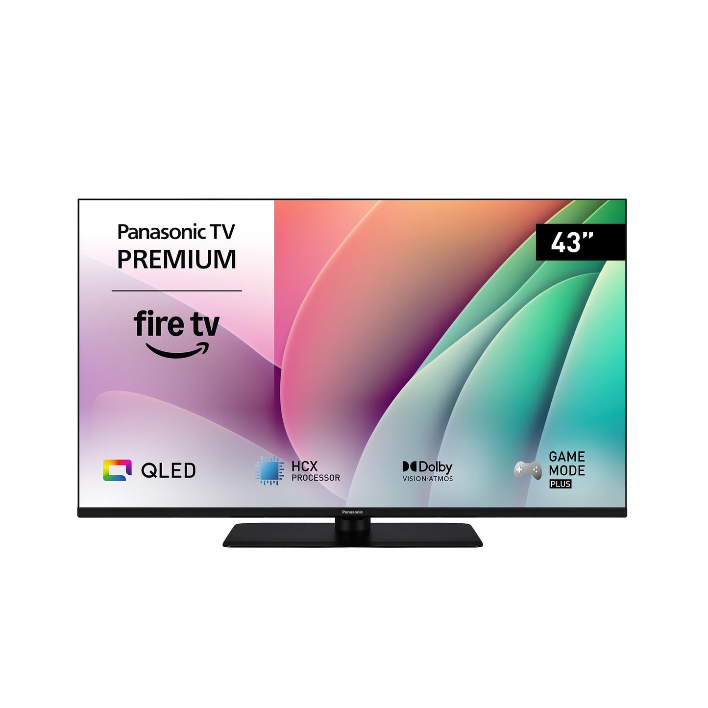 Panasonic Premium TV-50W80AEZ, W80 Series 50 Inches, 4K Ultra HD QLED Smart TV, 2024, Fire TV, Dolby Vision & Atmos, Game Mode Plus, Alexa Voice Control, Airplay, Black