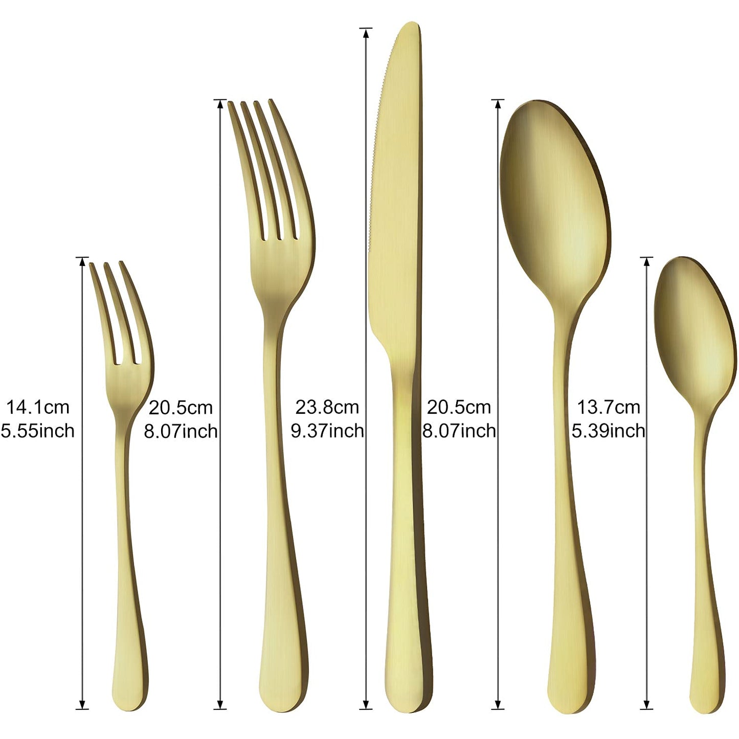 BEWOS Besteckset für 6 Personen, 30-teiliges Besteckset aus Edelstahl, Besteckset aus Silber, inklusive Messer, Gabeln und Löffel, hochglanzpoliert und spülmaschinenfest