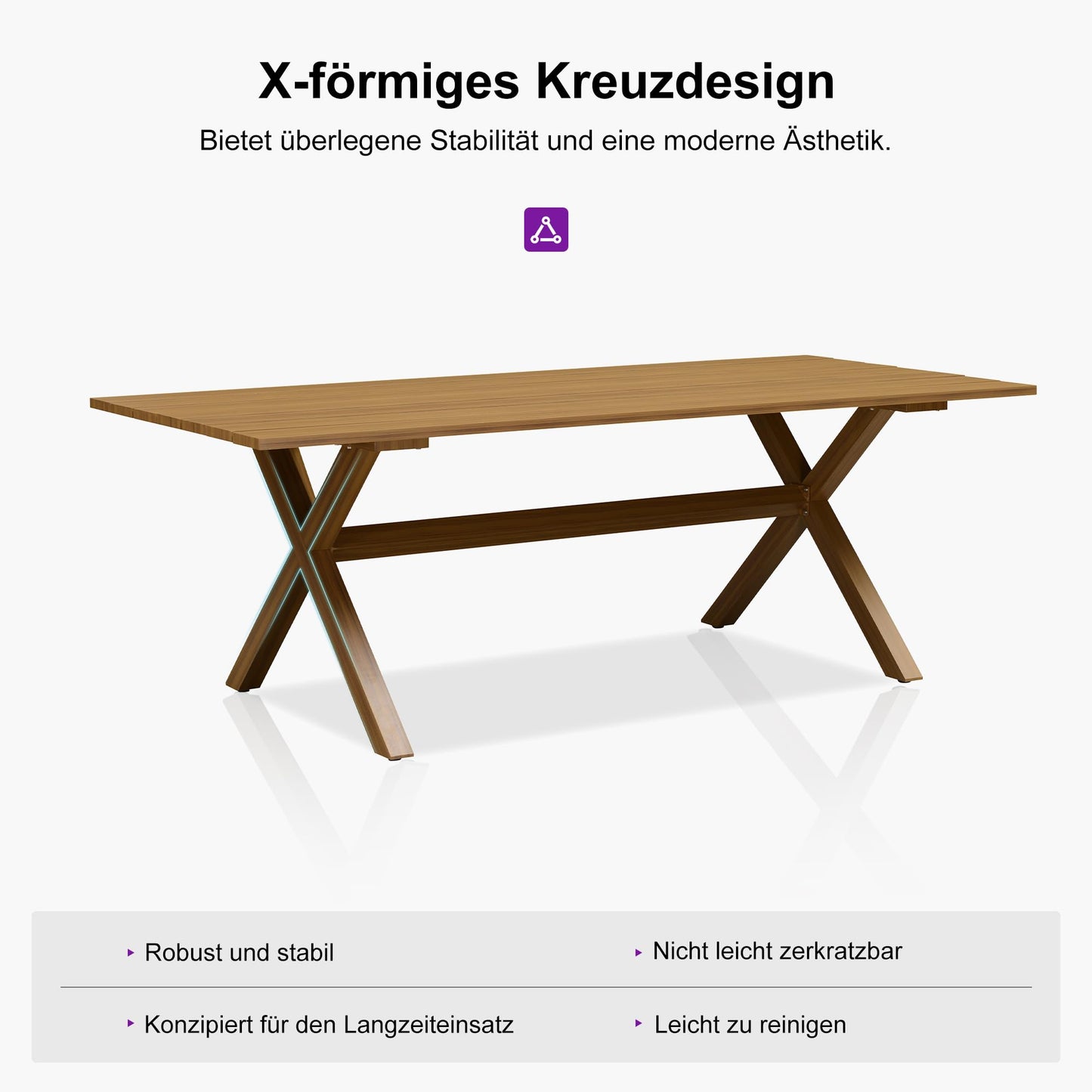 PURPLE LEAF 9-TLG Gartenmöbel Set,Aluminium Terrassenmöbel 8 Gartenstühle mit Tisch Balkonmöbel Essgruppe Gartengarnitur, Grau