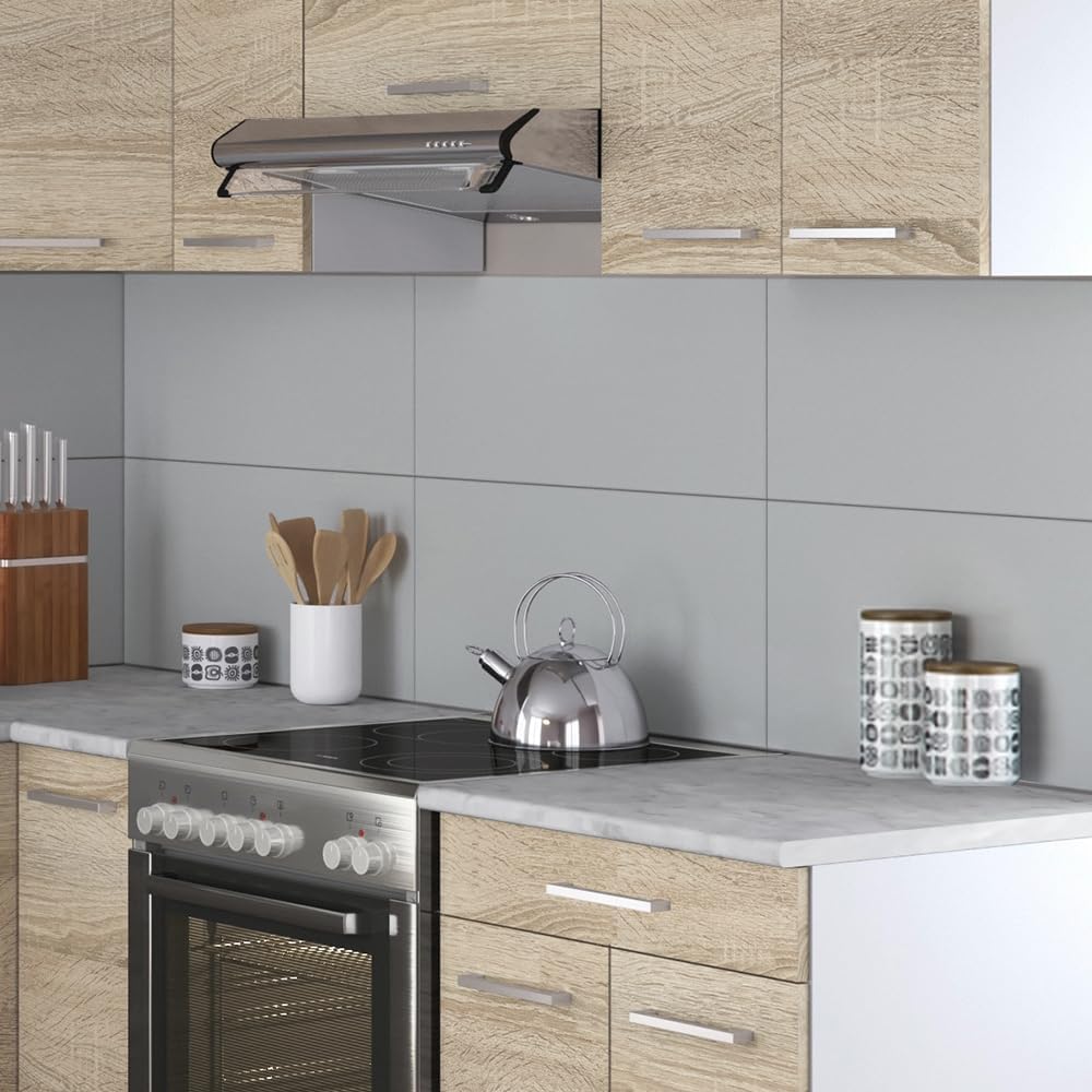 Vicco Kitchen Unit L 210 cm Kitchen Block Angle Corner Built-in Sonoma Oak - Freely Combinable Units - R-Line