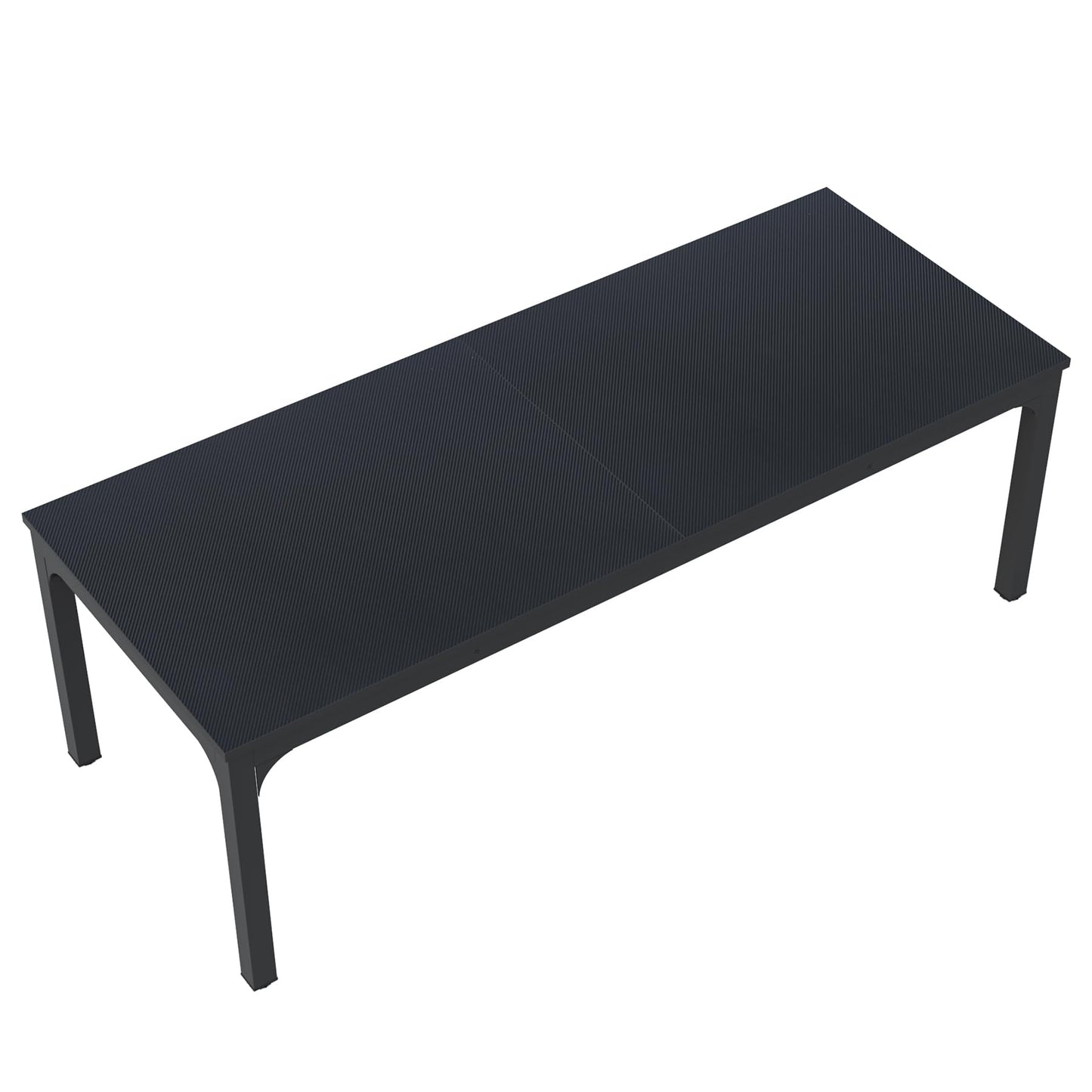Tribesigns Dining Table, Industrial Kitchen Table for 4-6 People, 200 x 70 x 75 cm, Rectangular Dining Table for Dining Room, Kitchen, Living Room, with Heavy Duty Metal Legs, Oak