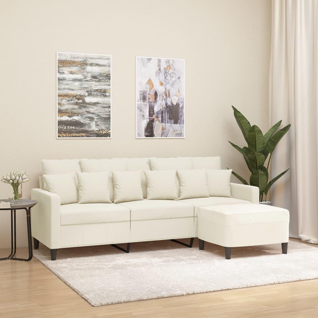 Willood 3-TLG. Sofagarnitur mit Kissen Dunkelgrau Samt,Sofa geeignet für Wohnzimmer, Sofa Set, mit Armlehnen und Kissen
