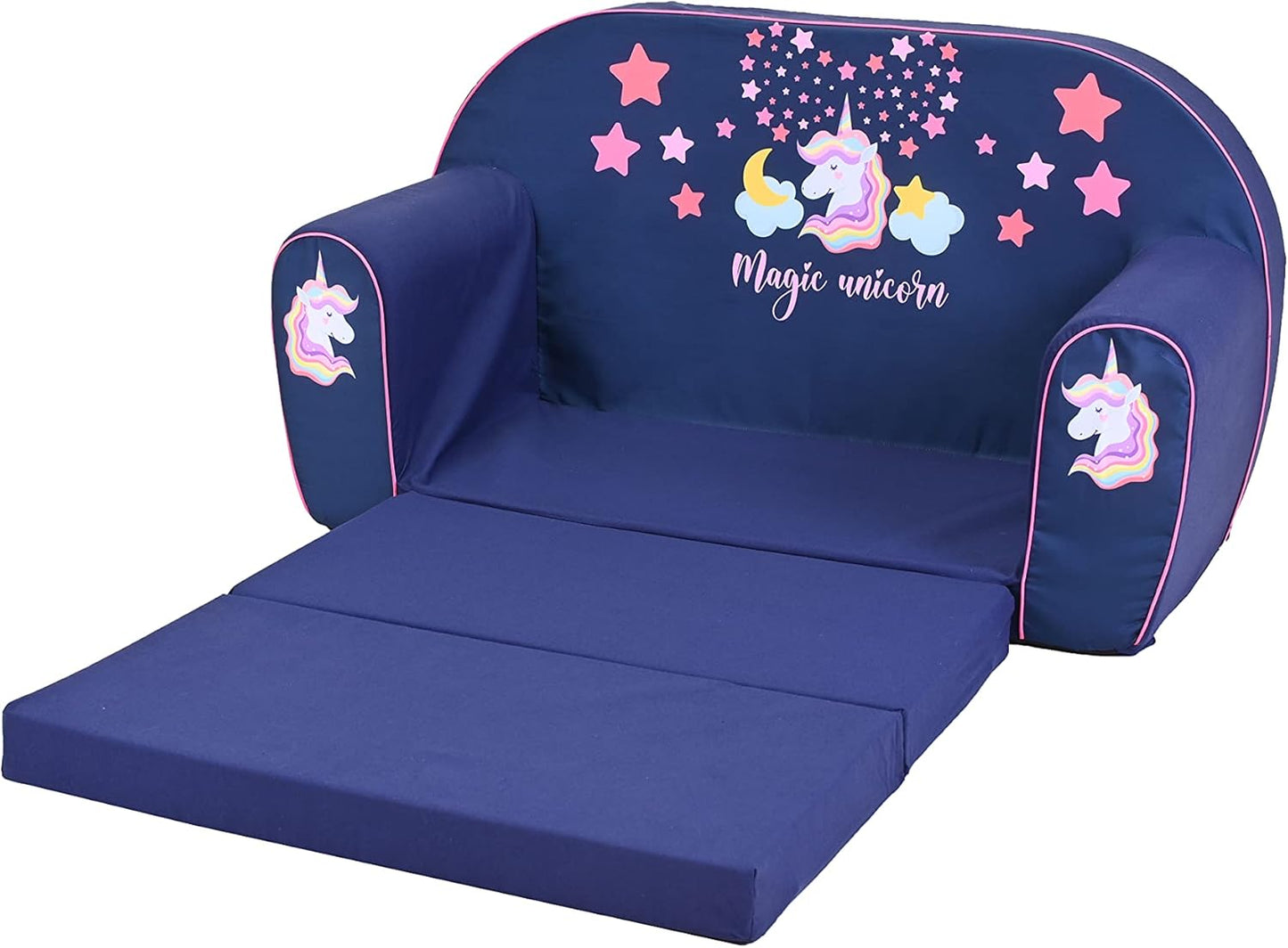Knorrtoys 68470 Children's Sofa Magic Unicorn White