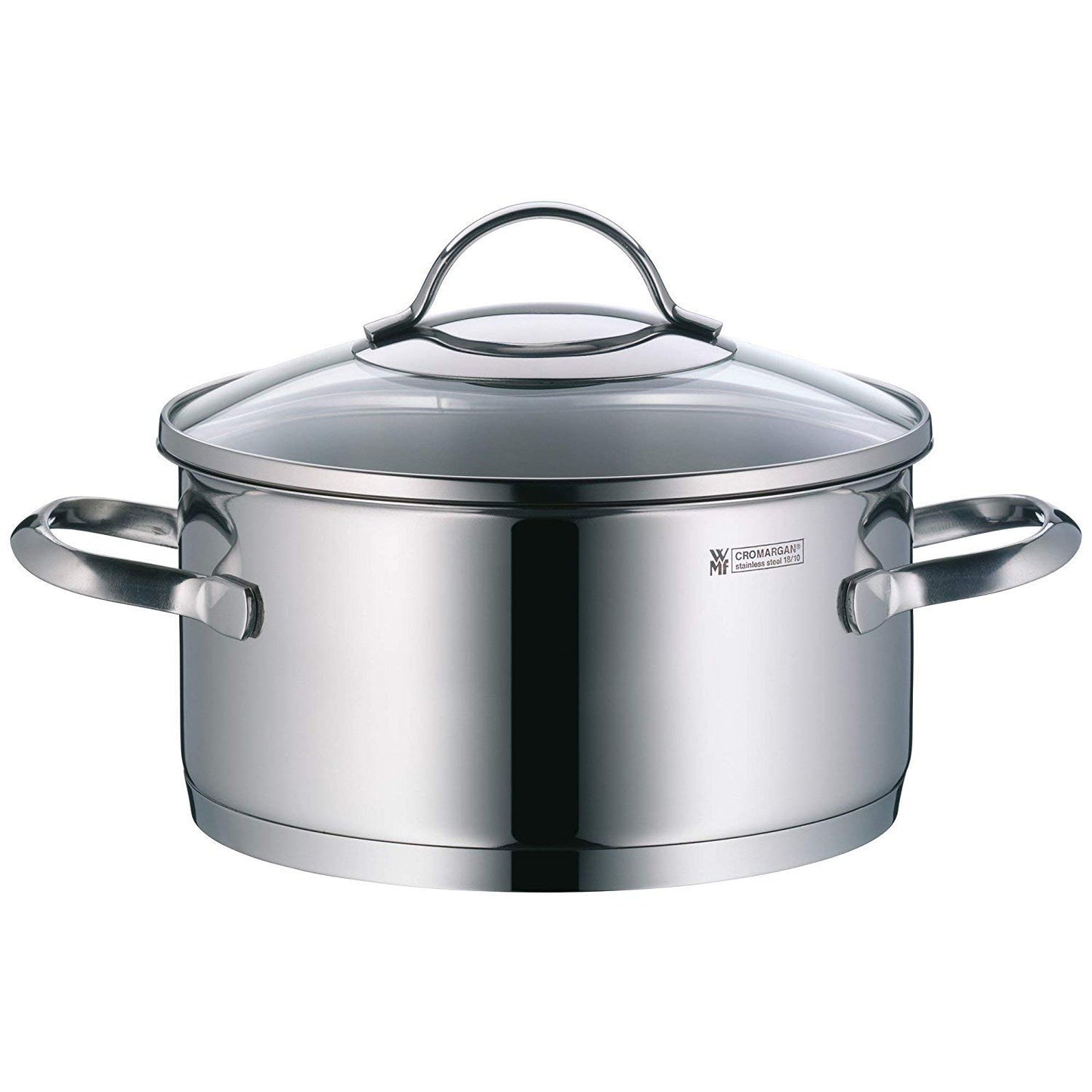 WMF Provence Plus Topfset Induktion 5-teilig, Kochtopf Set unbeschichtet mit Glasdeckel, für alle Herdarten geeignet, Induktions Töpfe Set, ohne Skalierung, Cromargan Edelstahl poliert