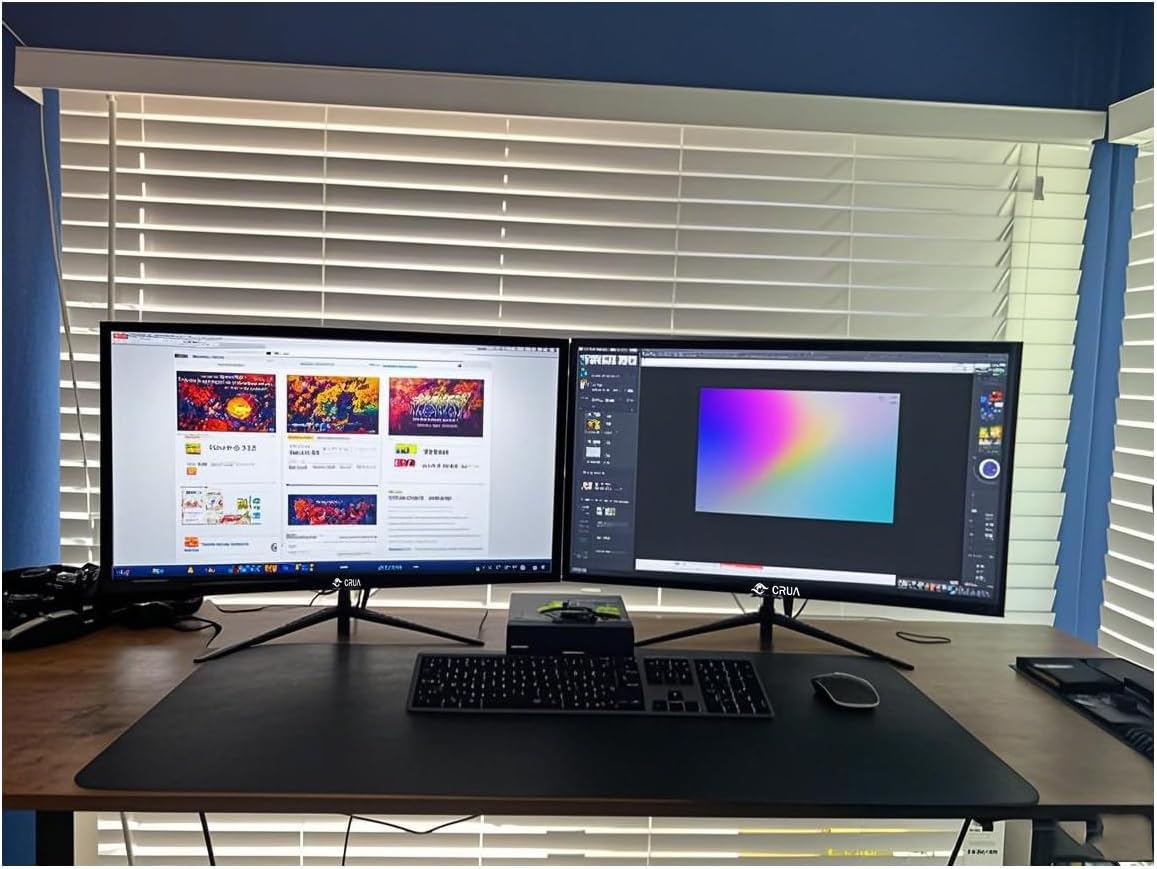 27 Inch Curved Monitor with 1920 * 1080P|100Hz/120Hz/144Hz Computer Monitor 27 inch with HDMI *1,VGA*1 and Tilt Adjustable,VESA Compatible Eye Care PC Office Monitor for Working and Gaming