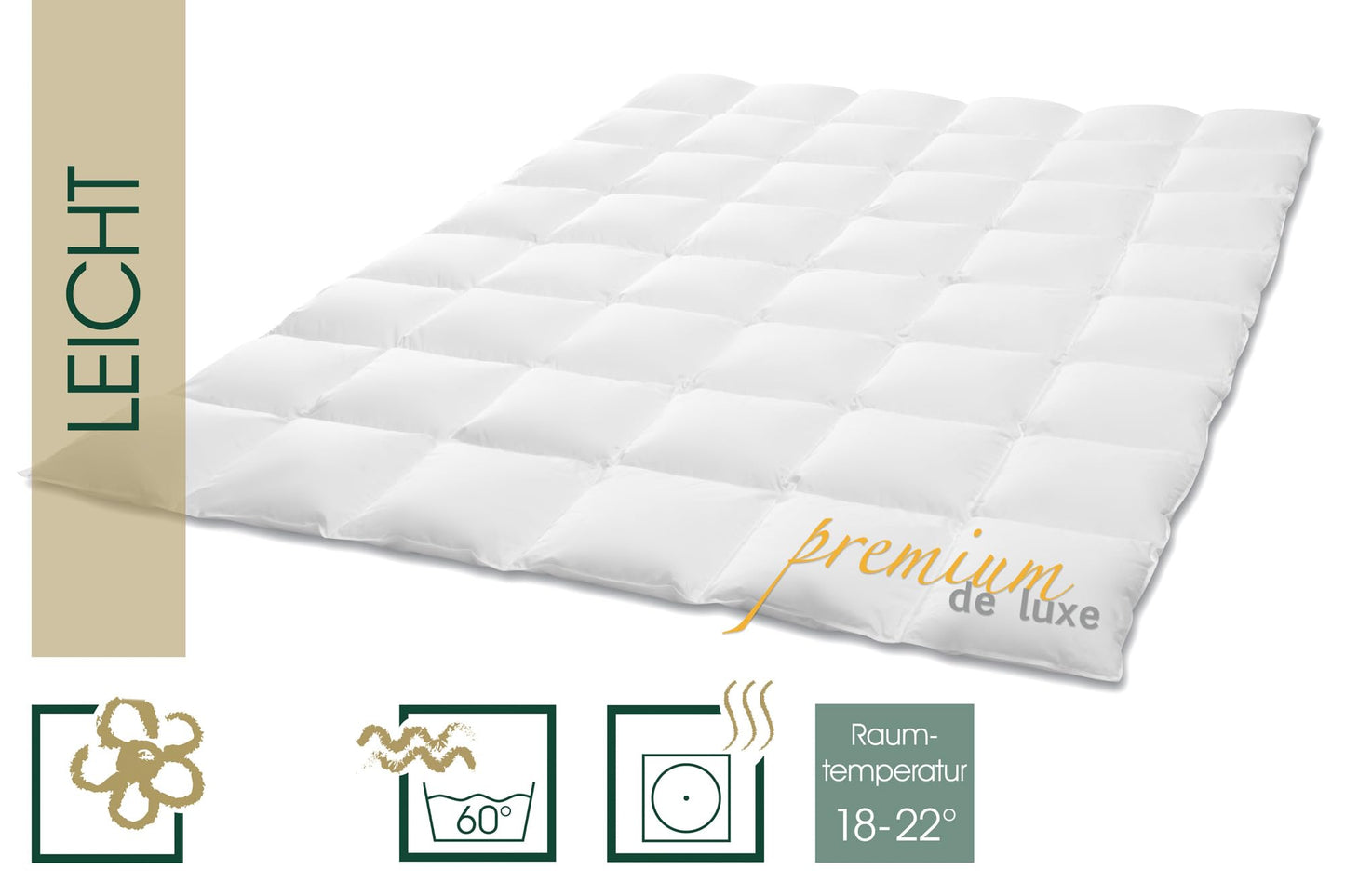 PREMIUM DE LUXE Down Duvet Summer, 135 x 200 cm