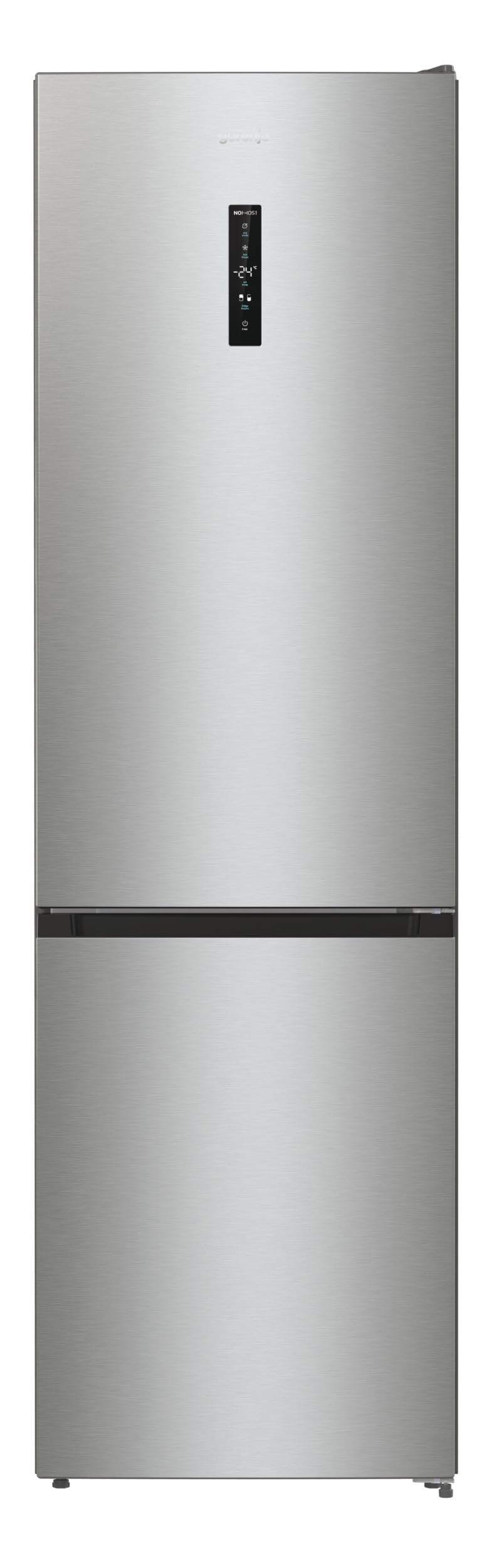Gorenje N 619EAW4 Fridge-Freezer Combination, LED Display, 186 cm, 300 L, NoFrostPlus, Vegetable Compartment with Moisture Control, FastFreeze, White