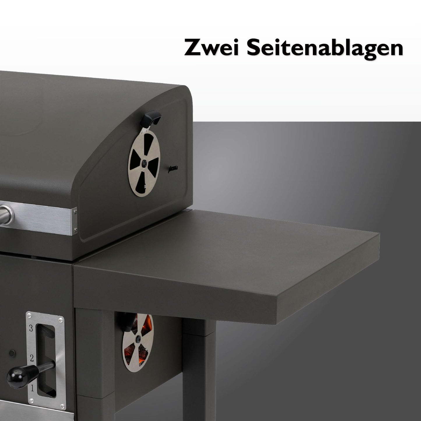 Tepro Toronto Basic 1163 Charcoal Grill, Surface: Approx. 52 x 36 cm