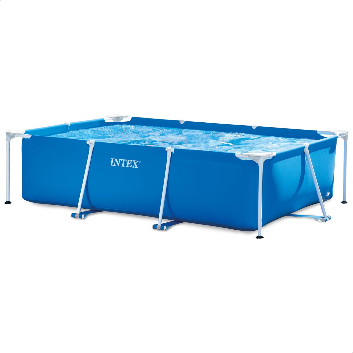 Intex Rectangular Frame Pool, Blau, 300 x 200 x 75 cm