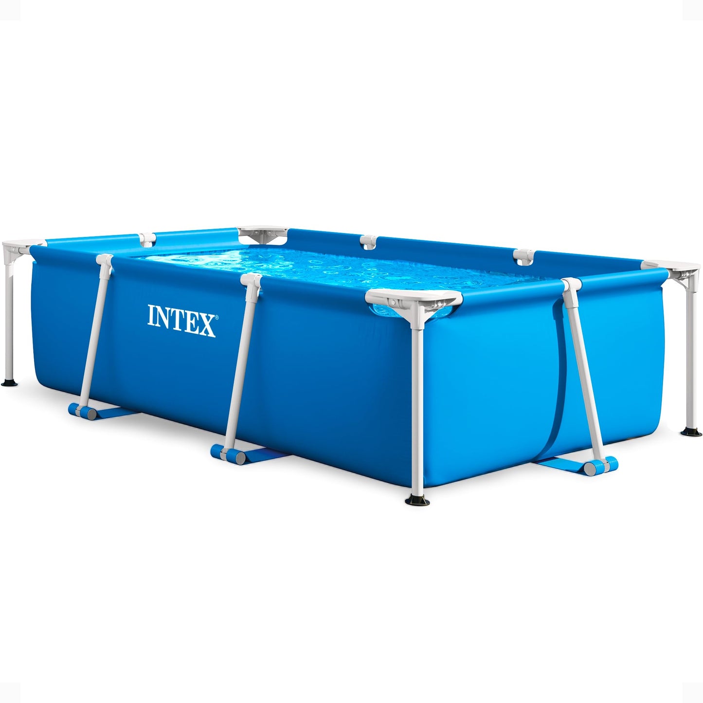 Intex Rectangular Frame Pool, Blau, 300 x 200 x 75 cm