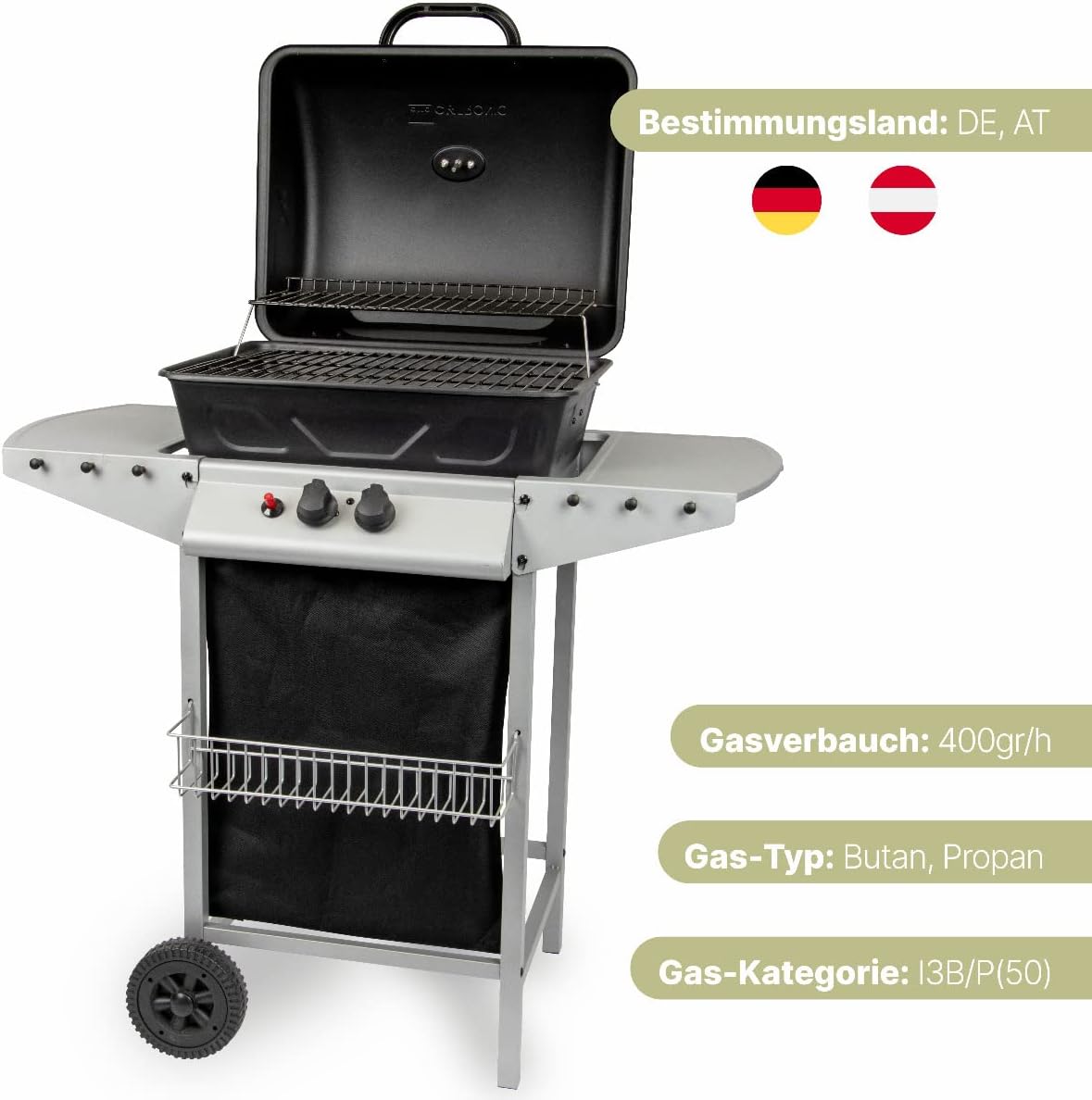 Clatronic 263692 Gas Barbecue, Gas Grill