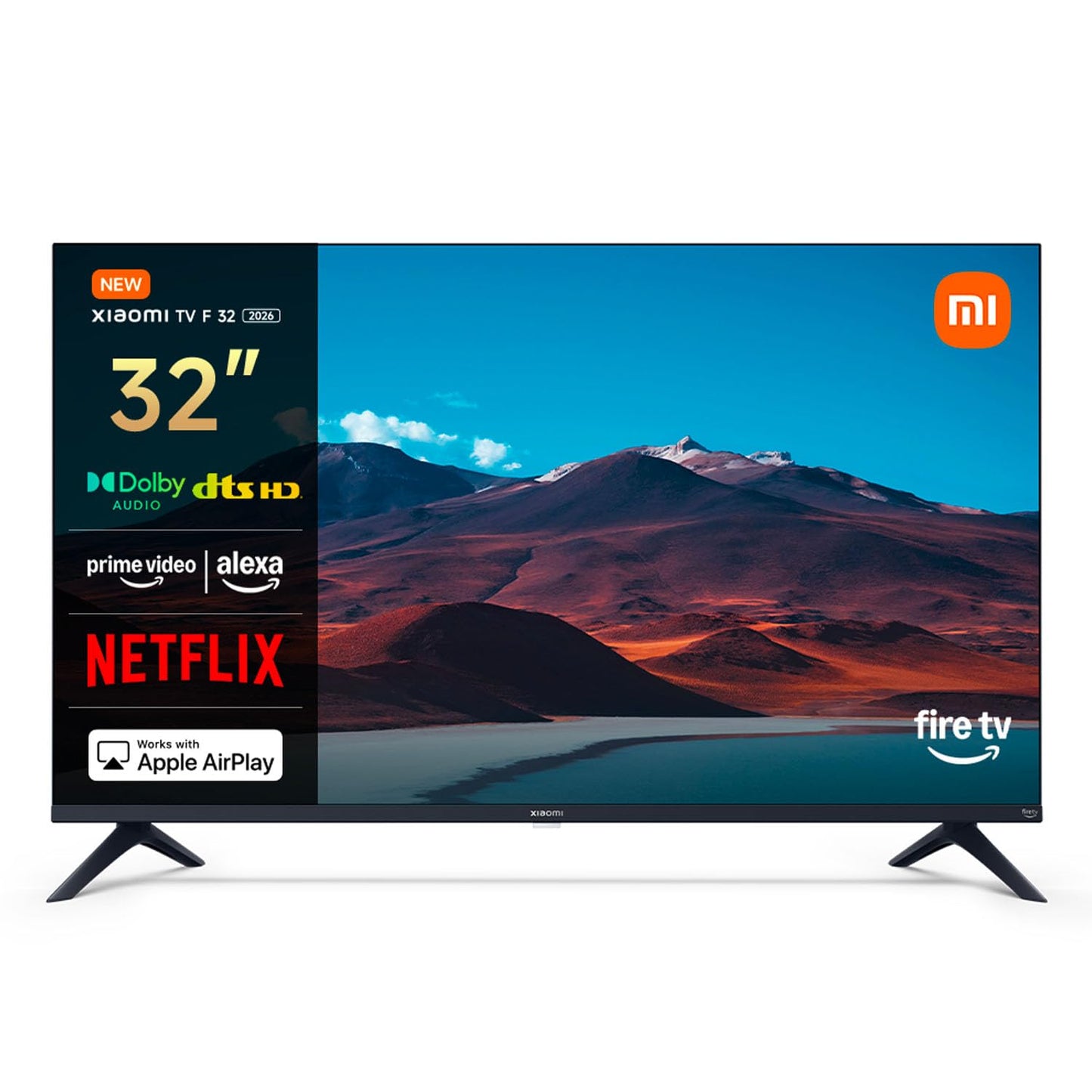 Xiaomi F, 50 Zoll (127 cm), 4K UHD, Smart TV, Fire TV, Triple Tuner DVB-C/S/S2/T/T2,HDR10, MEMC,Game Boost mode 120Hz, Sprachsteuerung mit Alexa, 2GB+32GB, Kompatibel mit Apple AirPlay