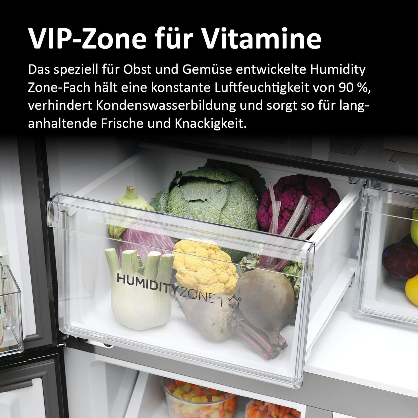 Haier Multi Door Kühl-Gefrierkombination I CUBE 83 SERIE 7 HCR7818DWPT I 4-türiger Kühlschrank mit Gefrierfach, XXL-Fassungsvermögen & 83cm Breite I 463L, Energieklasse D I Wasserspender & No Frost