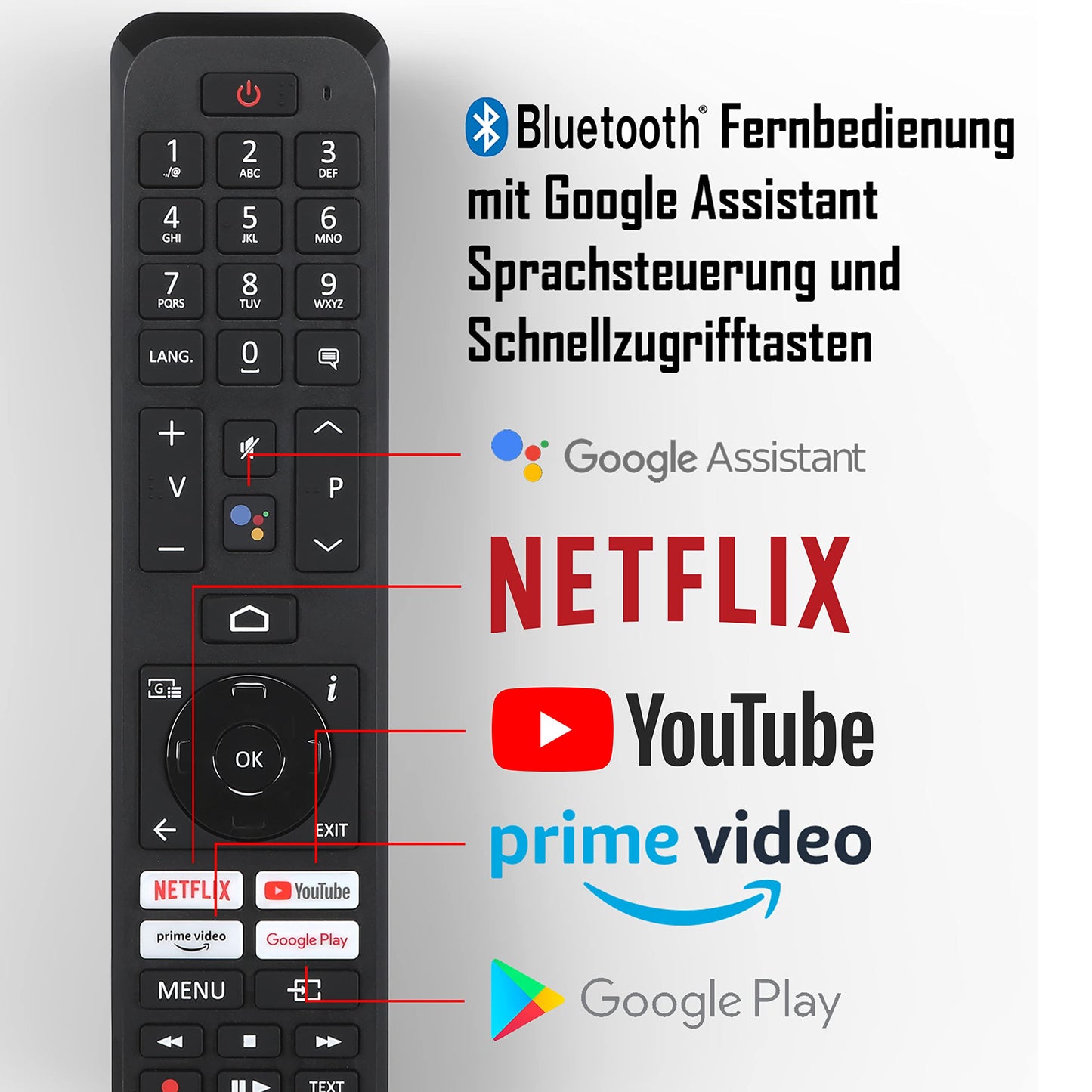 TELEFUNKEN QLED TV 32 Inch TV Full HD Android Smart TV (HDR, Triple Tuner, Bluetooth) QF32AN750S