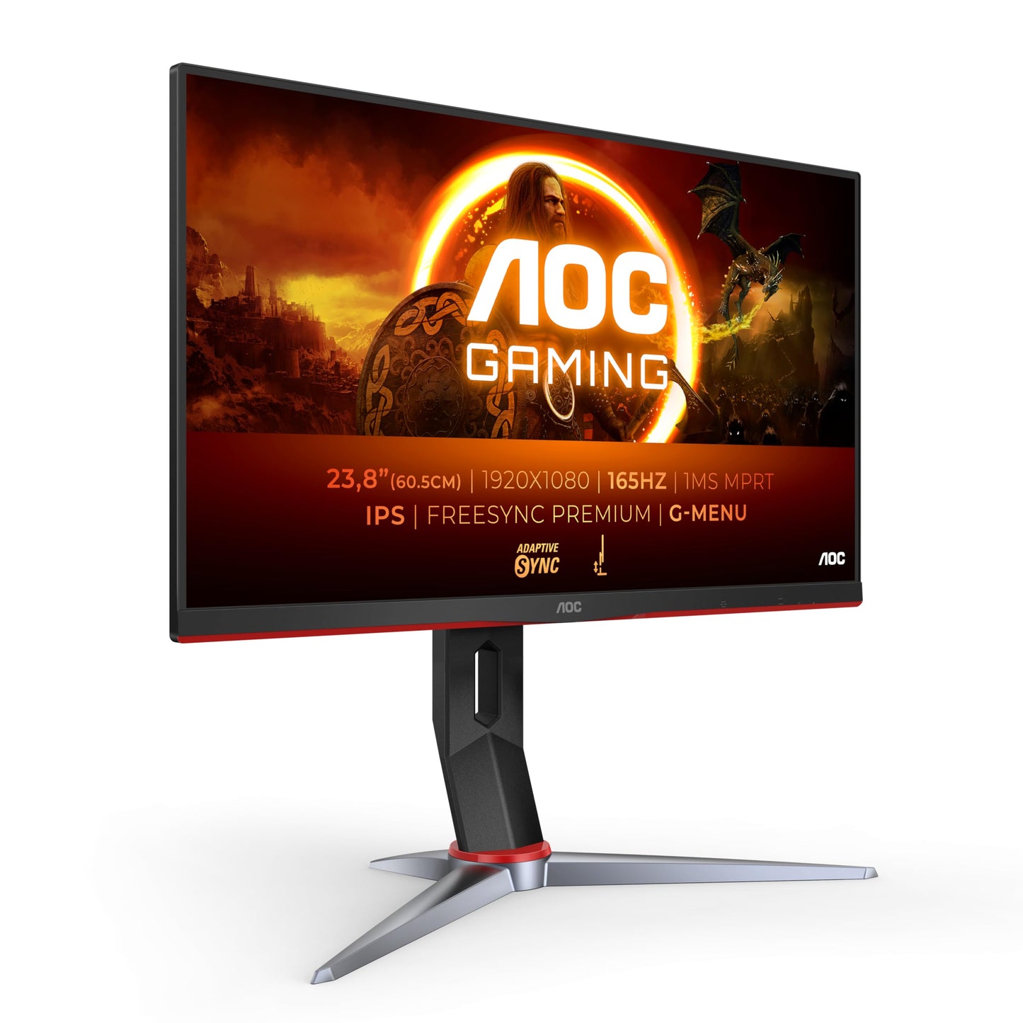 AOC Gaming CU34G2XPD – 34-Zoll-WQHD-Curved-Monitor, 180 Hz, schnelle VA, 1 ms GTG, FreeSync Premium, HDR400, höhenverstellbarer Standfuß (3440 x 1440, HDMI, DisplayPort, USB-Hub)