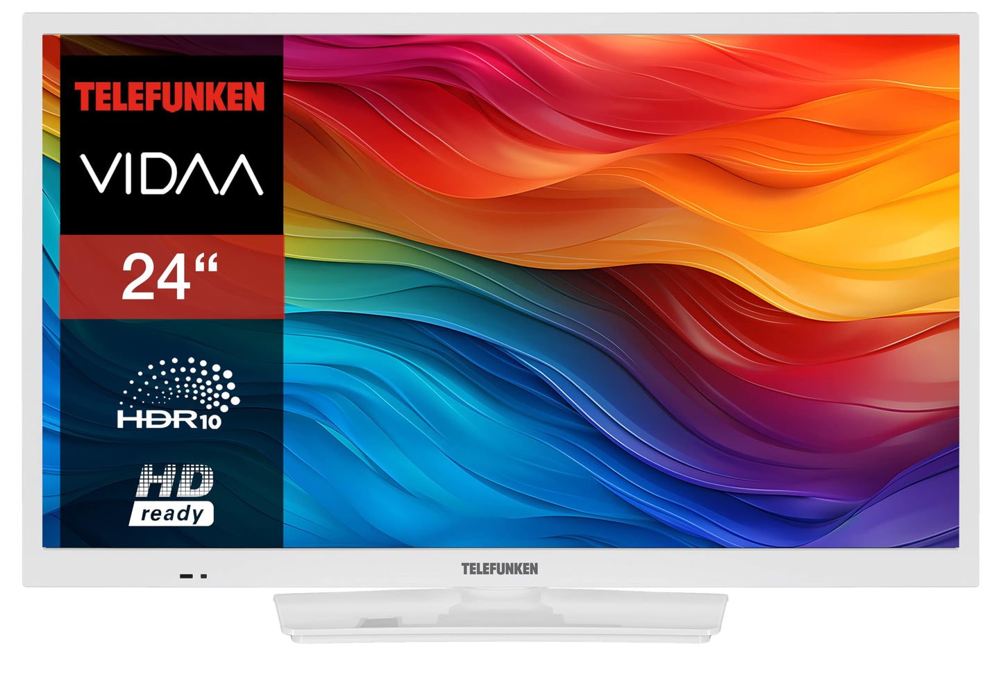 TELEFUNKEN VIDAA D43U790B2CW 4K TV 43 Inch Smart TV UHD, HDR TV with Dolby Vision, Triple Tuner and 6 Months HD+ Including LED TV, Black