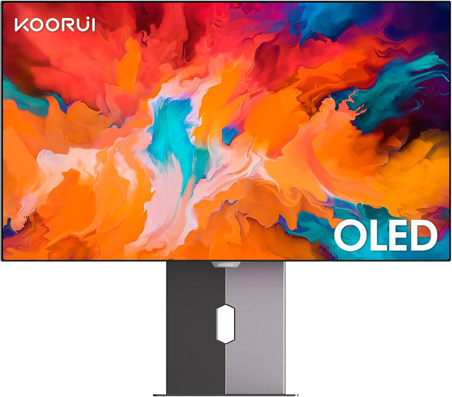 KOORUI Gaming Monitor 27 Zoll, PC Bildschirm 240Hz, FHD, 1ms, Adaptive Sync (1920 x 1080p, DCI-P3 90%, SRGB 100%, HDMI, DisplayPort, VESA 75x75)