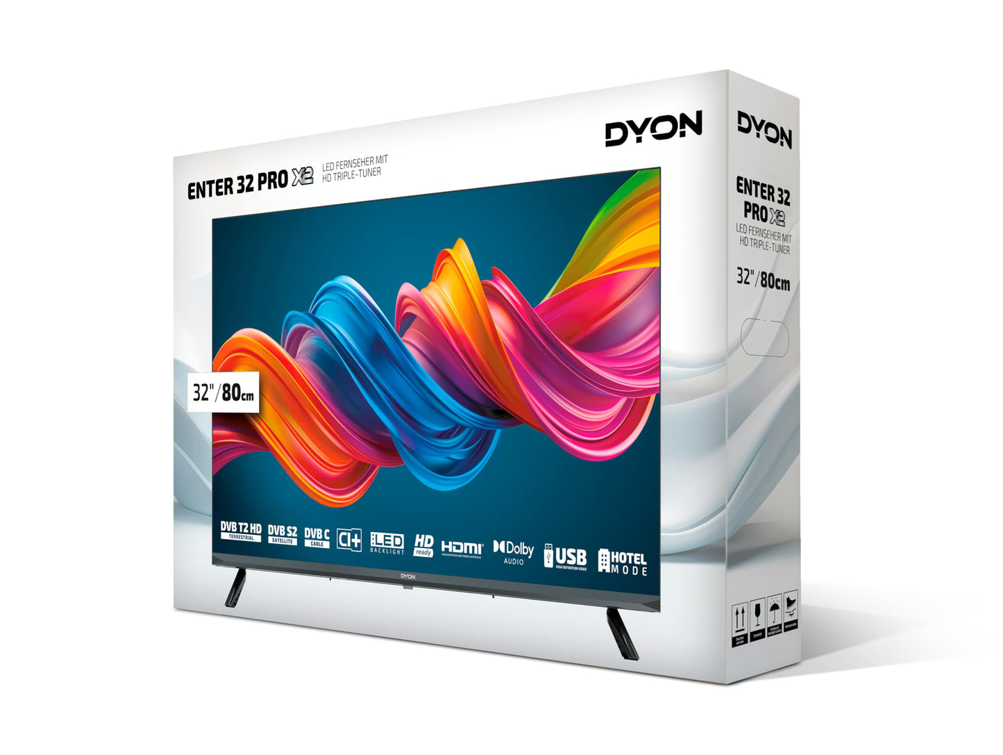 DYON Movie Smart 43 VX TV, 43 inches (108 cm), Full HD Smart TV, HD Triple Tuner (DVB-C/-S2/-T2), App Store, Prime Video, Netflix, YouTube, DAZN, Disney+ (Model 2023)
