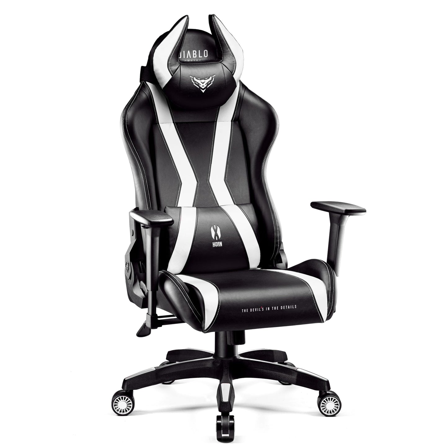 Diablo X-Horn Gaming Office Chair Desk Chair 3D Armrests Ergonomic Design Neck / Lumbar Cushion Imitation Leather Rocker Function
