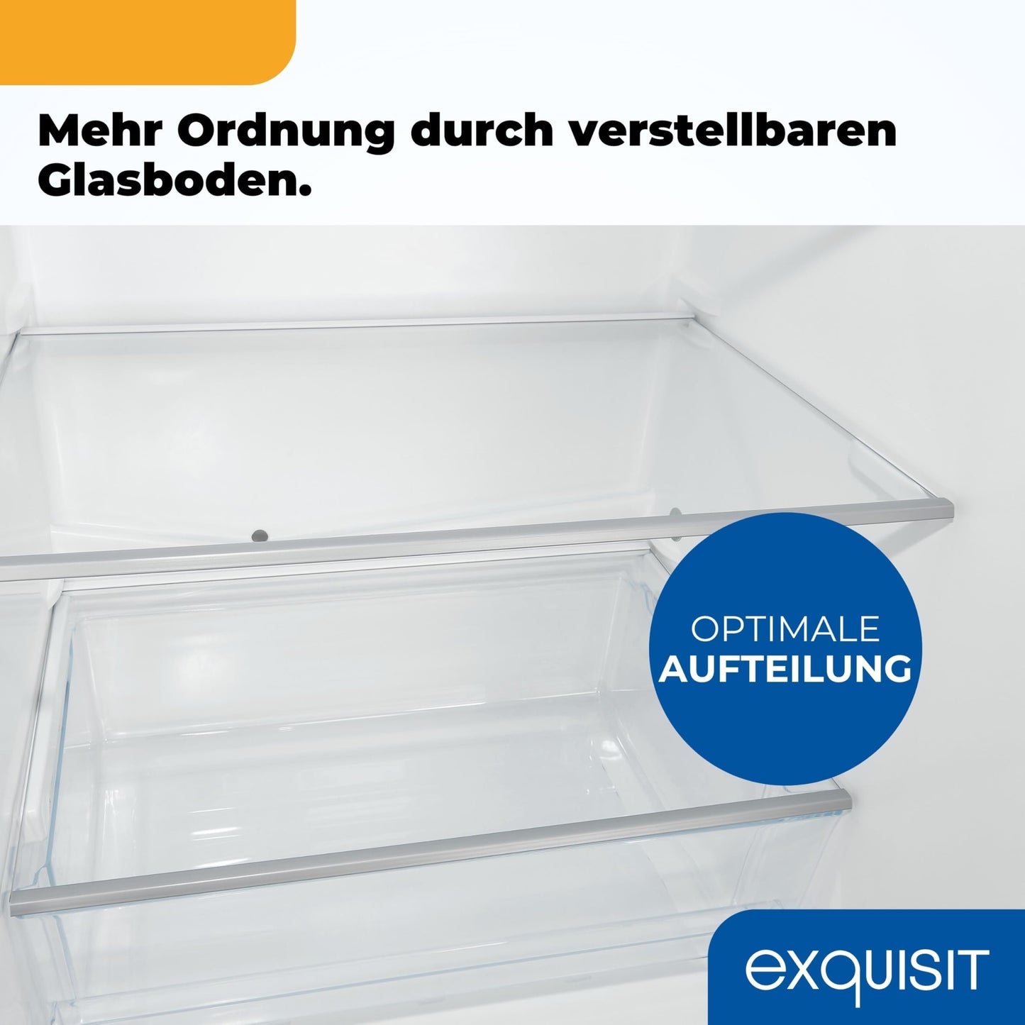Exquisit Kühl-Gefrierkombination, 180 cm Höhe, Kühlschrank mit Gefrierfach, 269 Liter, 4-Sterne-Gefrierfach, Türanschlag wechselbar, Standgerät, KGC5265-70-010E inoxlook