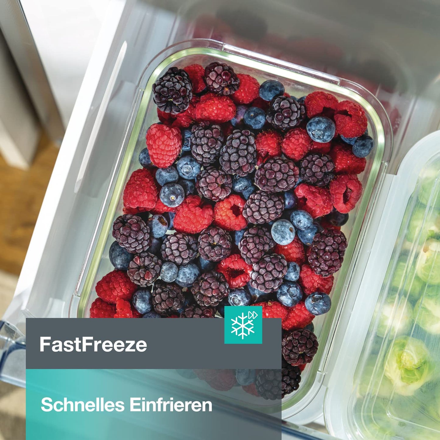 Gorenje N 619EAW4 Fridge-Freezer Combination, LED Display, 186 cm, 300 L, NoFrostPlus, Vegetable Compartment with Moisture Control, FastFreeze, White