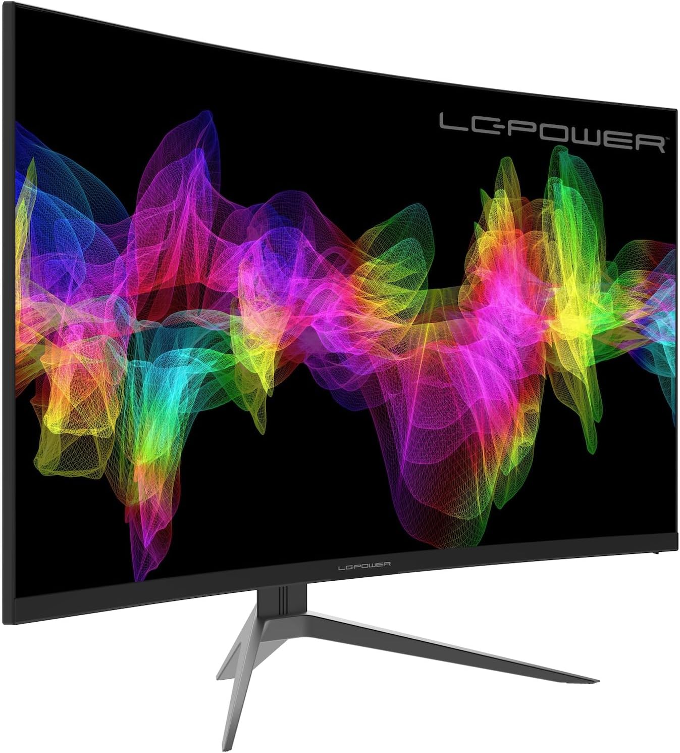 LC-POWER FHD Curved Monitor 32 Zoll, 165 Hz, 1920x1080, 1ms, 1500R und Freesync mit G-Sync-Kompatibilit, HDMI & DP, VESA, LC-M32-FHD-165-C-A