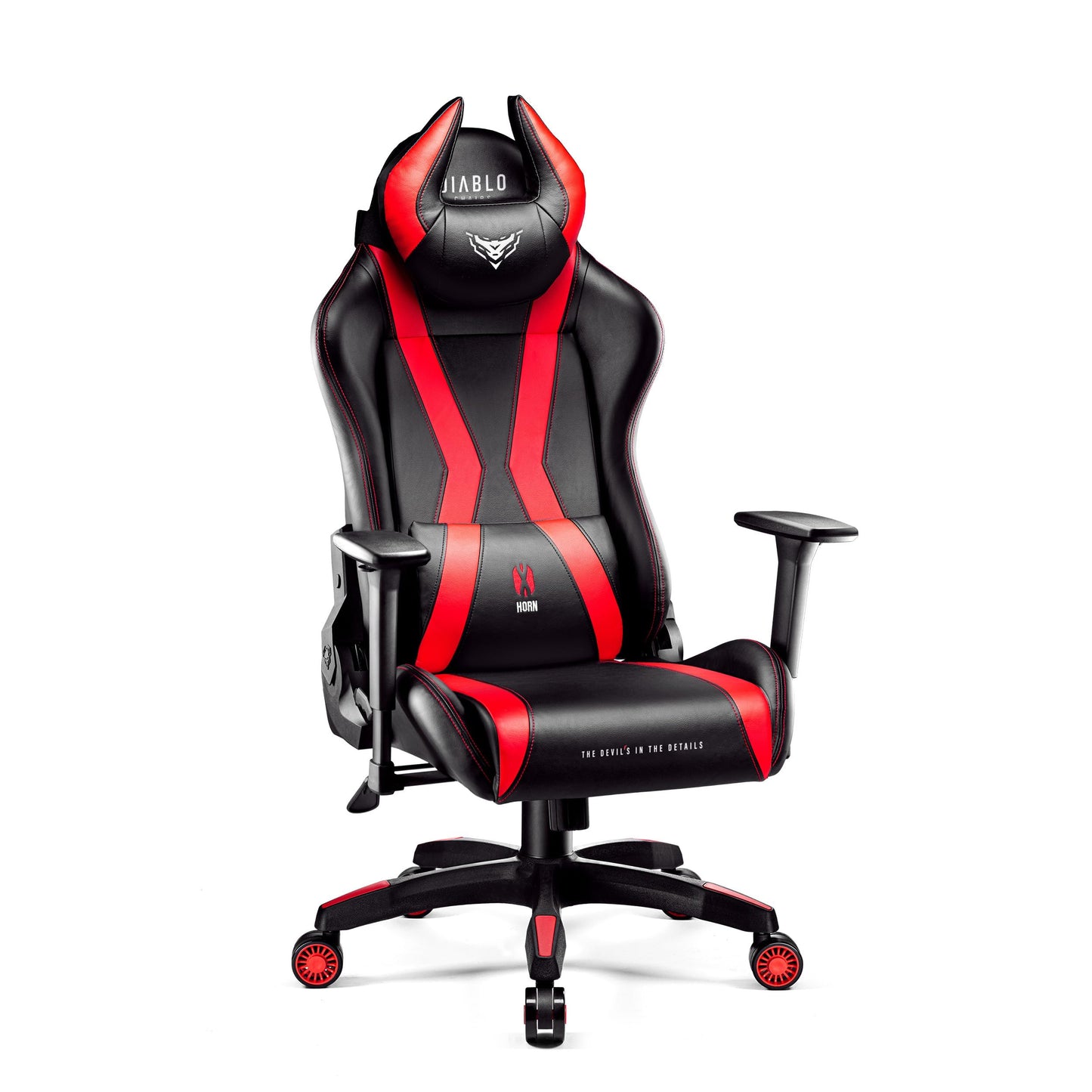 Diablo X-Horn Gaming Office Chair Desk Chair 3D Armrests Ergonomic Design Neck / Lumbar Cushion Imitation Leather Rocker Function