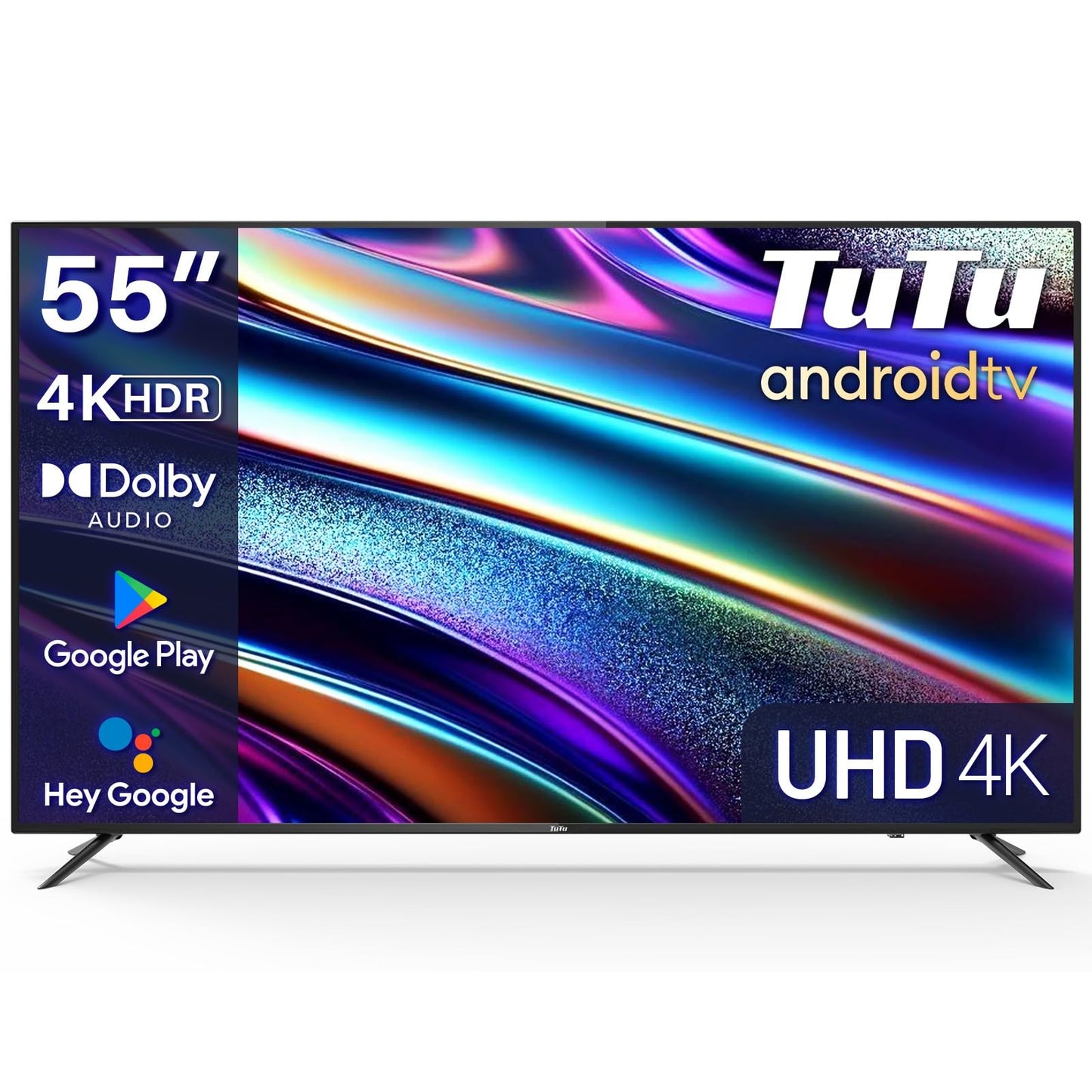 TuTu Smart TV 25 Zoll (64 cm) Full HD VIDAA Fernseher mit WLAN Triple Tuner (DVB-T/T2, DVB-C, DVB-S/S2) APP Store HDMI USB (TUV25FQ1B, 2024)