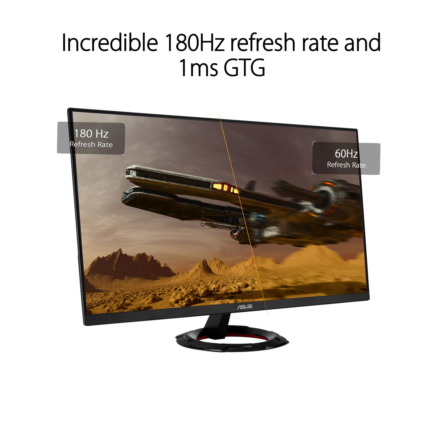 ASUS TUF Gaming VG259Q3A - 25 Zoll Full HD Monitor - 180 Hz, 1ms GtG, FreeSync, Adaptive Sync, ELMB, GameFast Input - Fast-IPS Panel, 16:9, 1920x1080, DisplayPort, HDMI, Speaker