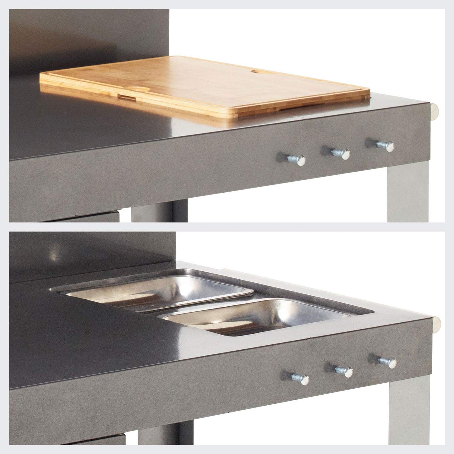 Cook'in garden WT018T Nova Serving Trolley - Size: XL