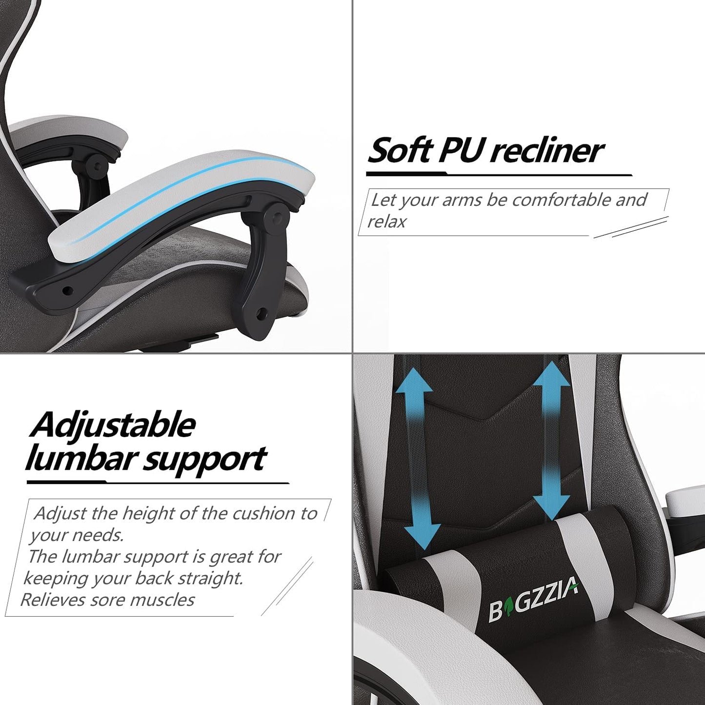 Racingreat Gaming Stuhl, Gamer Stühle, Ergonomisch Gaming Chair, Rückenlehne Einstellbar Pc-Stuhl, 360° Drehbar Gaming Sessel, Atmungsaktiver Bürostuhl für Jugendliche Jungen Mädchen Erwachsene Rosa