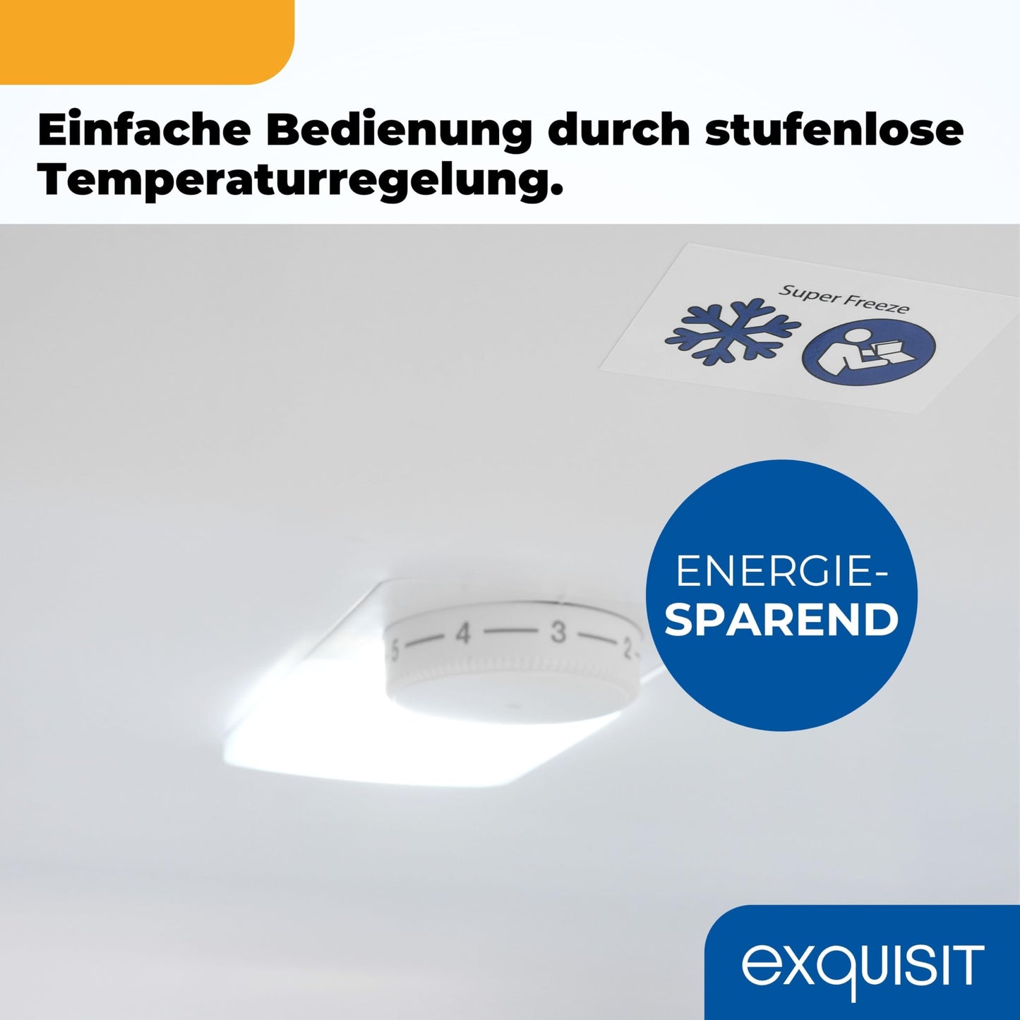 Exquisit Kühl-Gefrierkombination, 186 cm Höhe, Kühlschrank mit Gefrierfach, 4-Sterne-Gefrieren, 315 Liter, Alarm-Funktion, KGC5320-95-E-040C inoxlook-az