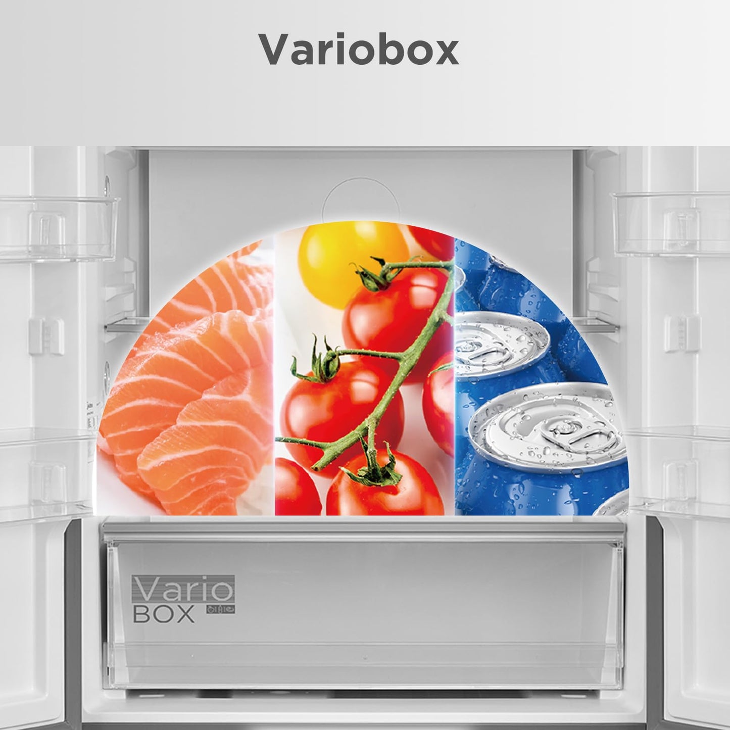 Midea MDRF632FIE28 Multi Door Fridge/Freezer Combination / 177.5 cm Height / 83.3 cm Width / 65.3 cm Depth / NoFrost / 295 kWh per Year / 305 L Fridge Capacity / 169 L Freezer Capacity / Plasma Pure /
