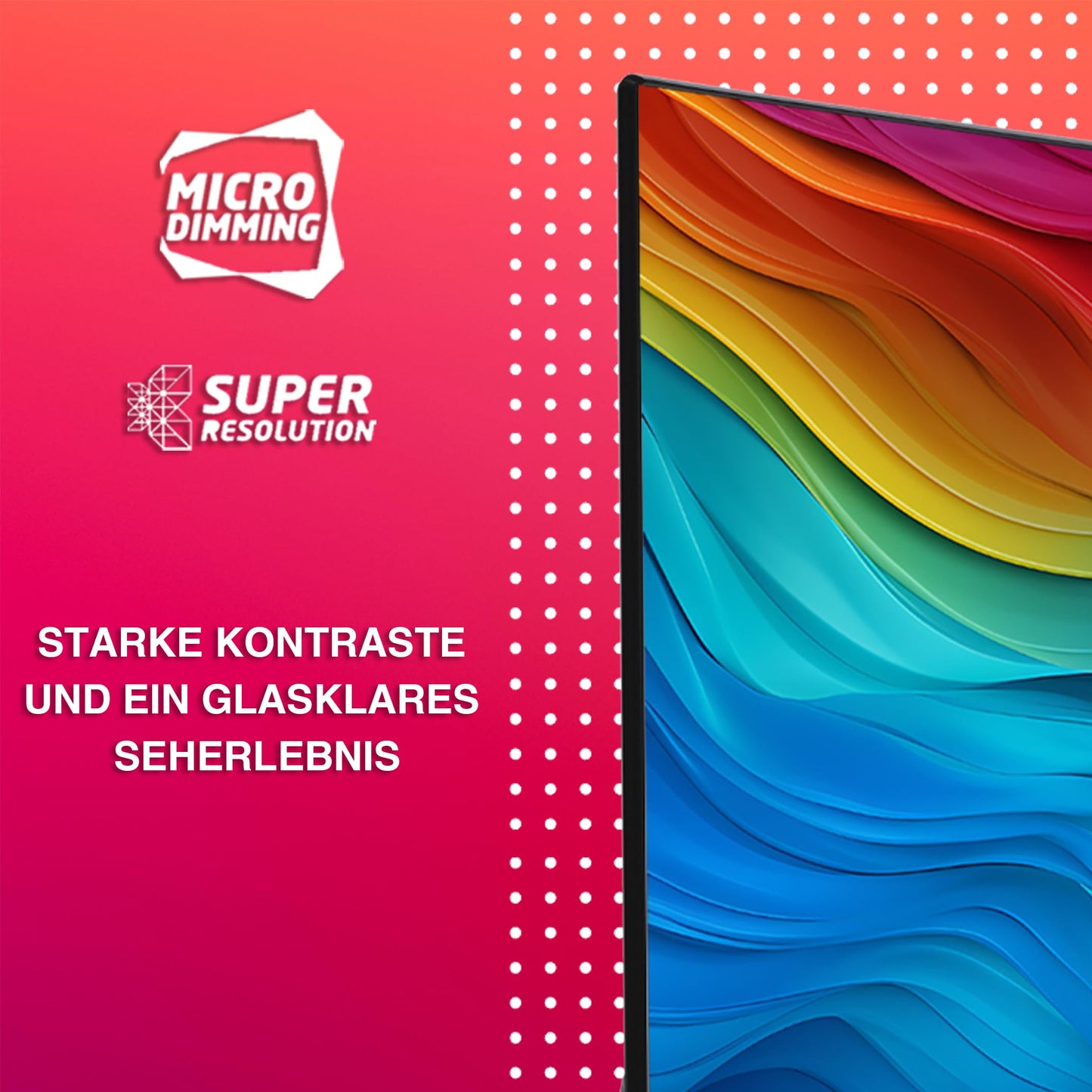 TELEFUNKEN QLED TV 32 Inch TV Full HD Android Smart TV (HDR, Triple Tuner, Bluetooth) QF32AN750S