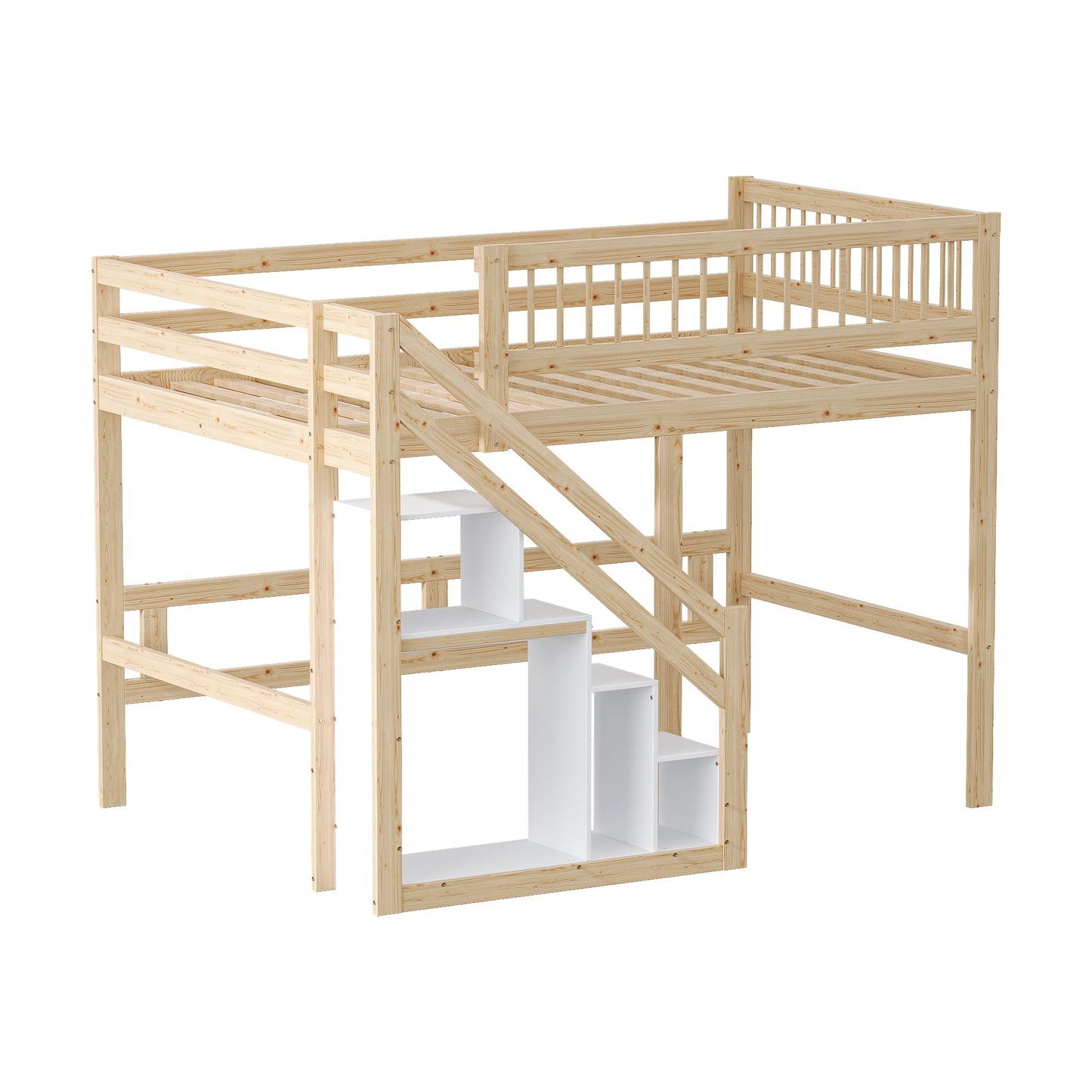 xixiworkshop Kinderbett 90x200cm Ausziehbett Bett mit Stauraum und USB-Steckdose/Mehreren Ablagefächern multifunktionales Jugendbett/Gästebett/Doppelbett mit Stauschrank Lattenrost,Ohne Matratze,Grau