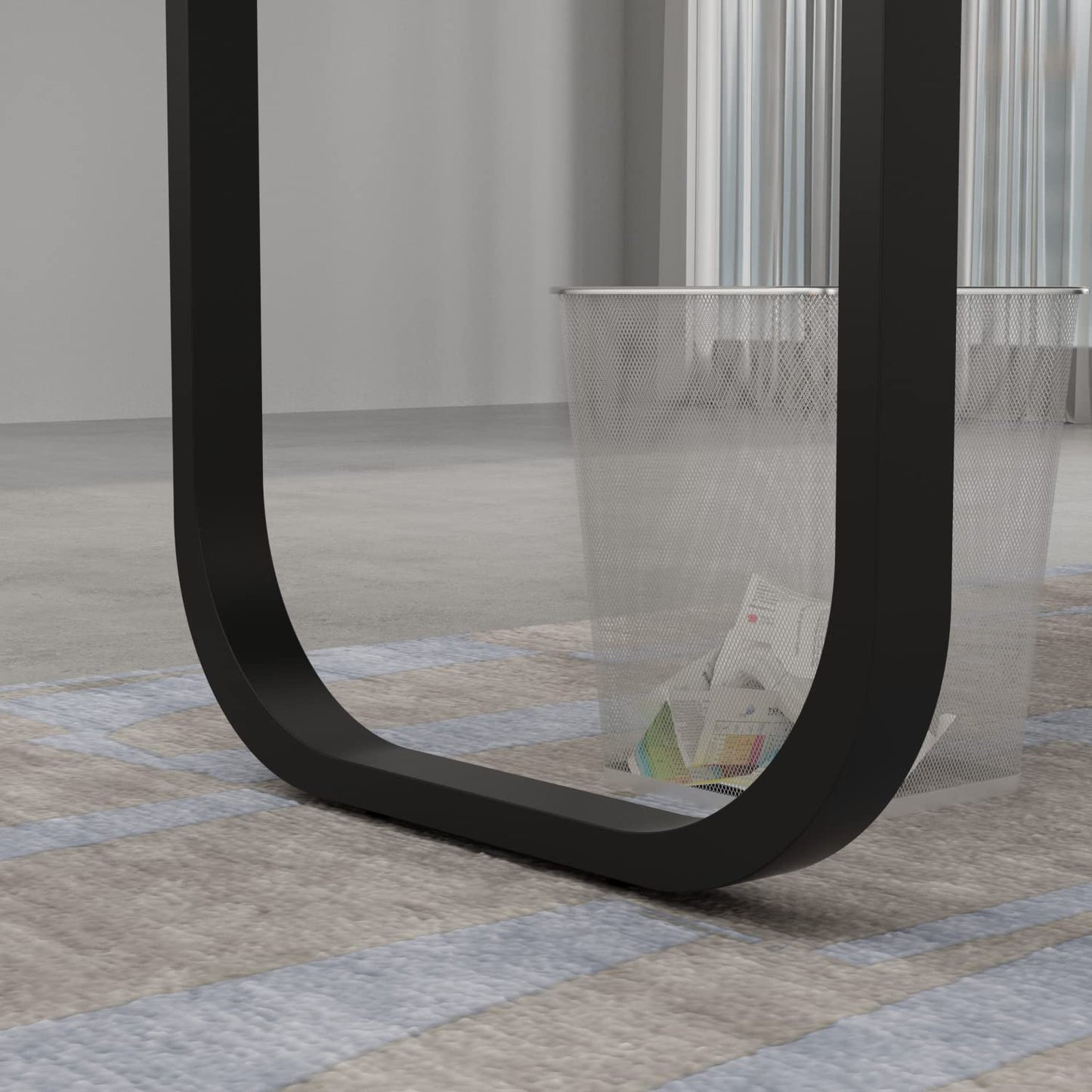 DEZAGCE L Förmiger Schreibtisch, Eckschreibtisch, Computertisch, Schbreibtisch mit 3 Schubladen und 105 cm Länge Aktenschrank,Arbeitstisch, Schreibtische, Weiß, 140 x 105 x 75 cm
