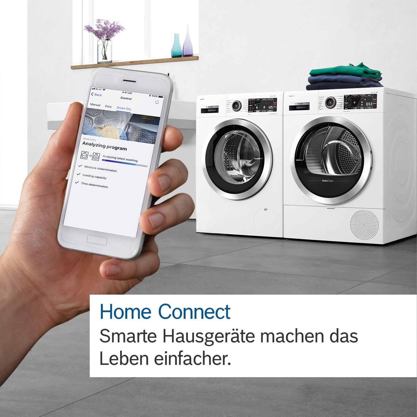 Bosch WAN282K3 Series 4 Front Load Washing Machine, 8 kg, 1400 rpm, SpeedPerfect, Maximum Energy and Water Savings, Refill Function, Extra Hygienic, AquaStop, IronAssist