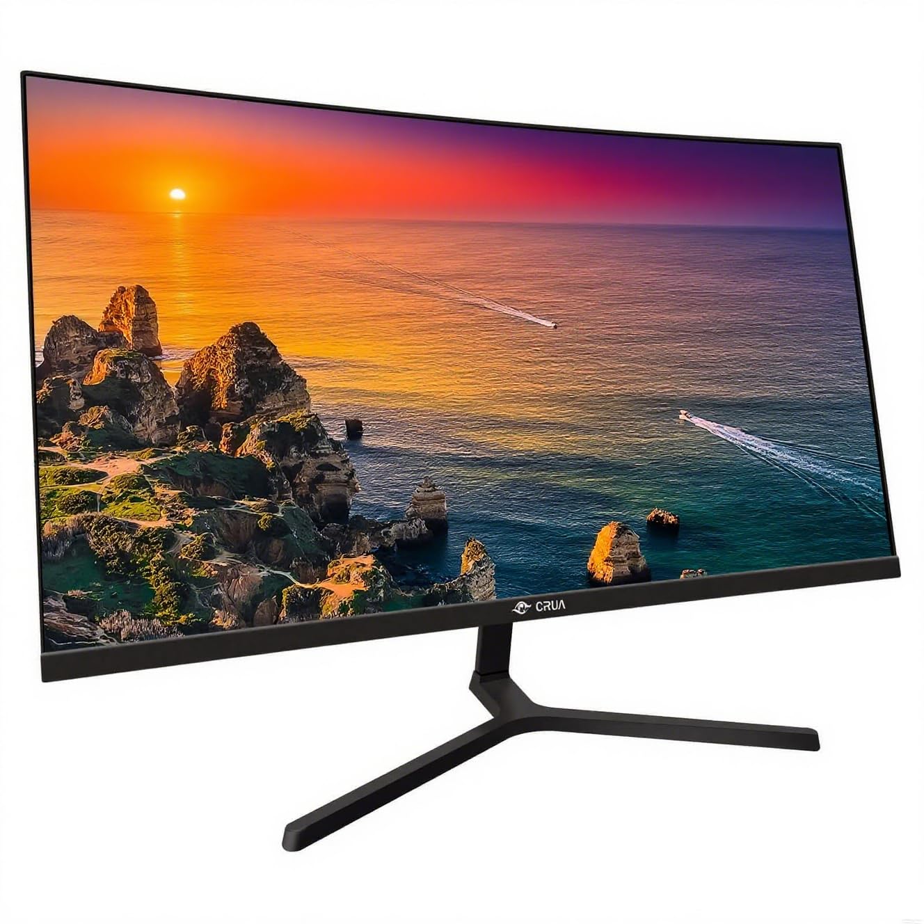 27 Inch Curved Monitor with 1920 * 1080P|100Hz/120Hz/144Hz Computer Monitor 27 inch with HDMI *1,VGA*1 and Tilt Adjustable,VESA Compatible Eye Care PC Office Monitor for Working and Gaming