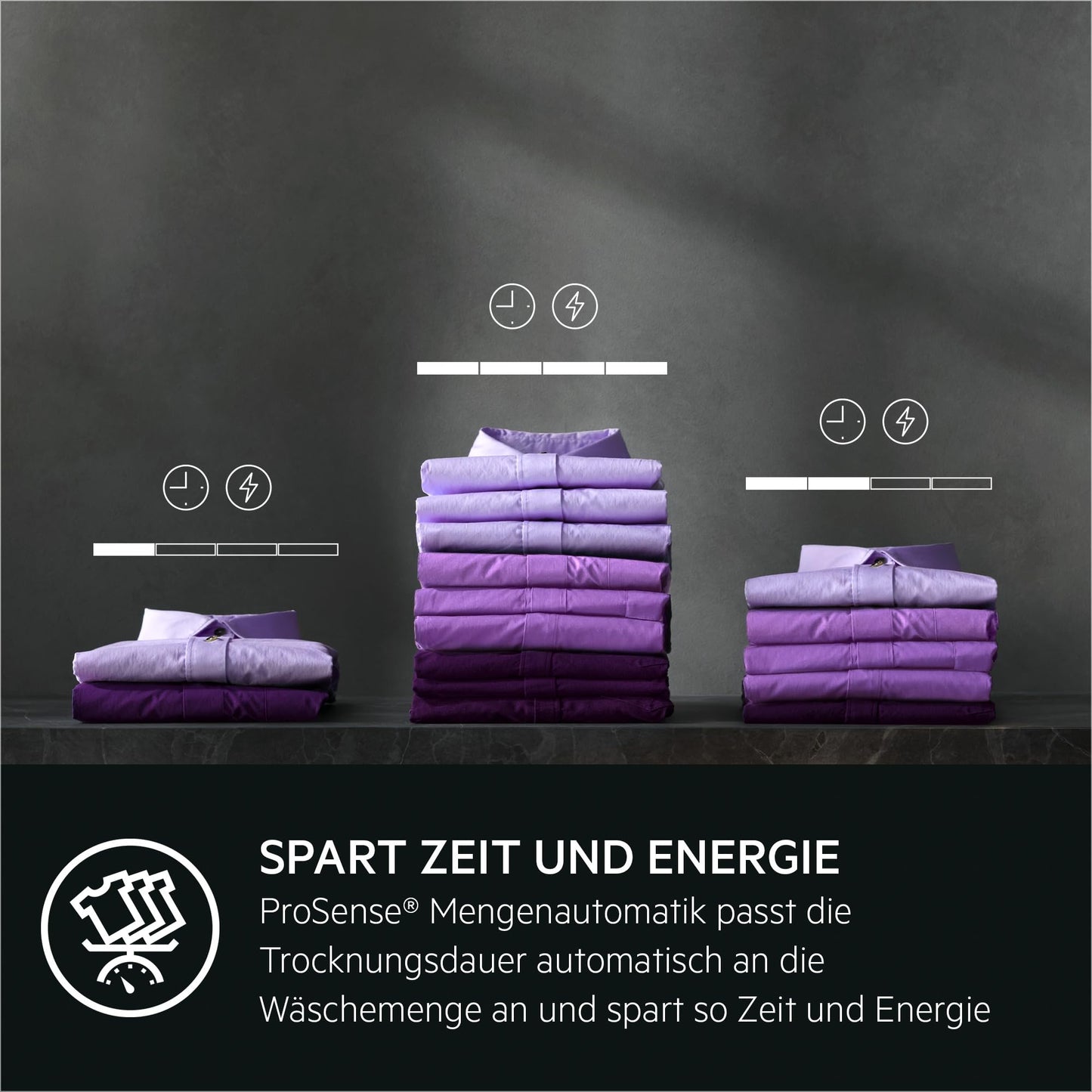 AEG Wärmepumpentrockner 8 kg, Serie 7000 SensiDry: Schonendes & energiesparendes Trockenverfahren, neue Energiekl. D, Mengenautomatik, Schontrommel, wechselende Drehrichtung, Knitterschutz, TR7T61580