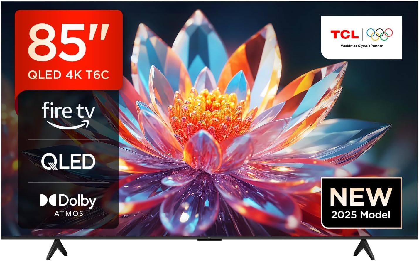 TCL 50PF650 50-Zoll 4K Ultra HD, HDR TV, Smart LED Fire TV (Dolby Vision, Dolby Atmos, DTS, HDR 10, Alexa integriert, Airplay2, Miracast)