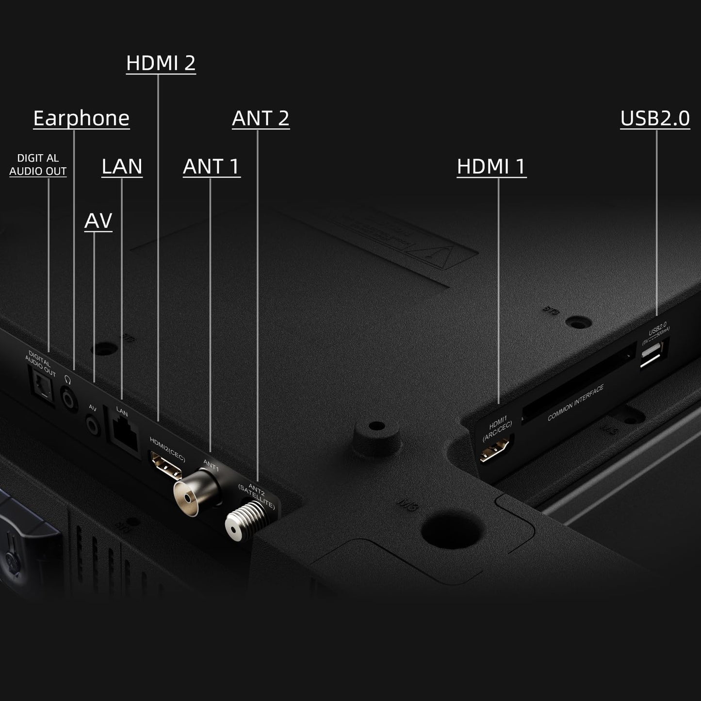 CHIQ L40FT 40 Zoll, Full HD, (100 cm) Smart Fernseher, HDR10, Dolby Audio & DBX-tv, Triple Tuner DVB-C/T2/S2, Integrierter Chromecast, Metall Randlos Design