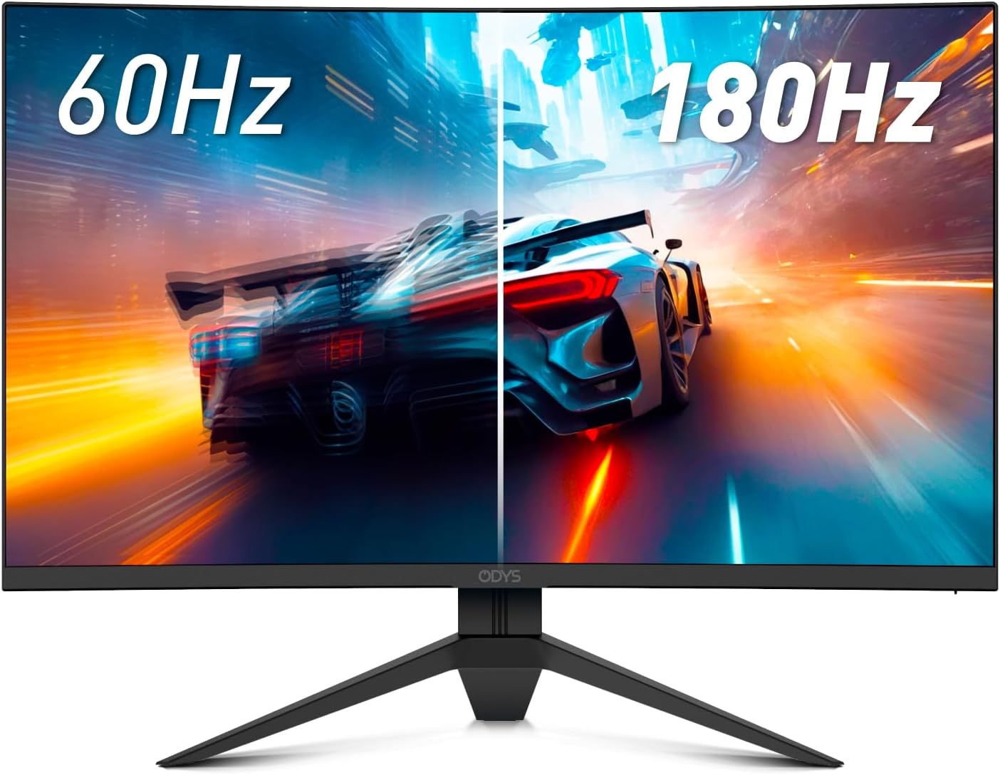 ODYS i27-Q-180-27 Inch Gaming Monitor (69 cm Screen, WQHD, 2,560 x 1,440 Pixels, 180 Hz, 1ms Response Time (MPRT), Fast IPS Panel, 120% sRGB, FreeSync, 2x HDMI, 2x Display Port)