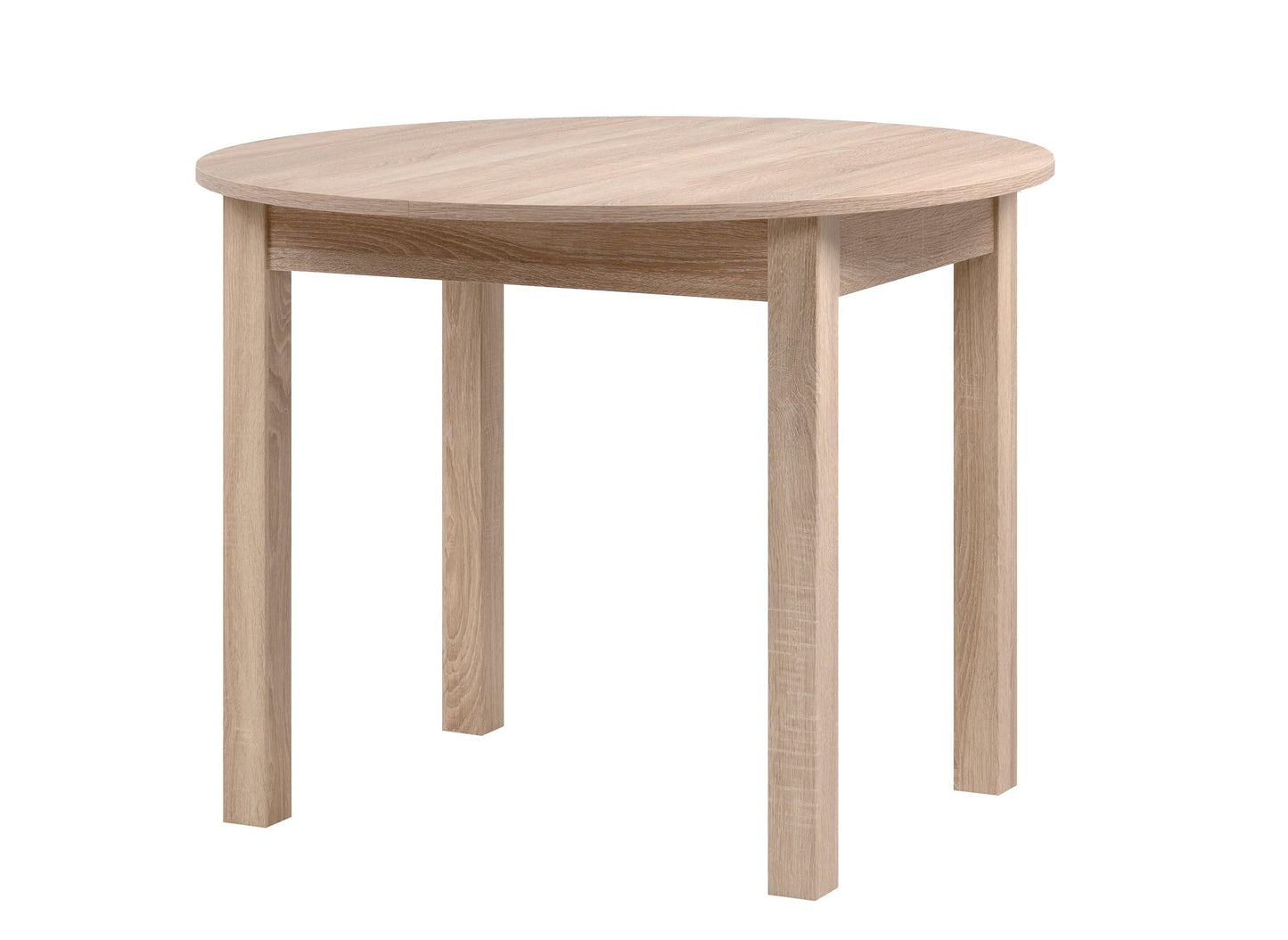 Newfurn Dining Table Wild Oak Dining Room Table Kitchen Table Dining Table II 120 x 76.5 x 70 cm (W x H x D) Extendible up to 160 cm including 40 cm Table Top Anthracite Kitchen Table Dining Table