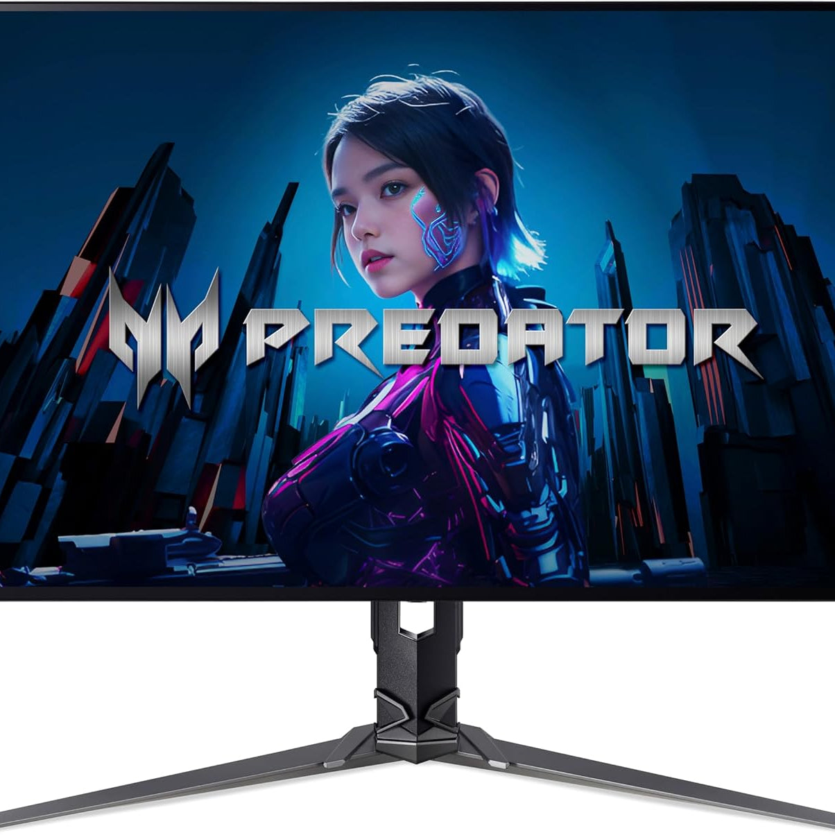 Acer Predator XB273KV3 Gaming Monitor 27 Inch (69 cm Screen) 4K (UHD), Agile Splendor IPS, 160Hz, 1ms/0.5ms (GTG, Min.), DP 1.4, 2xHDMI 2.1, Height-Adjustable, Rotatable, FreeSync Premium