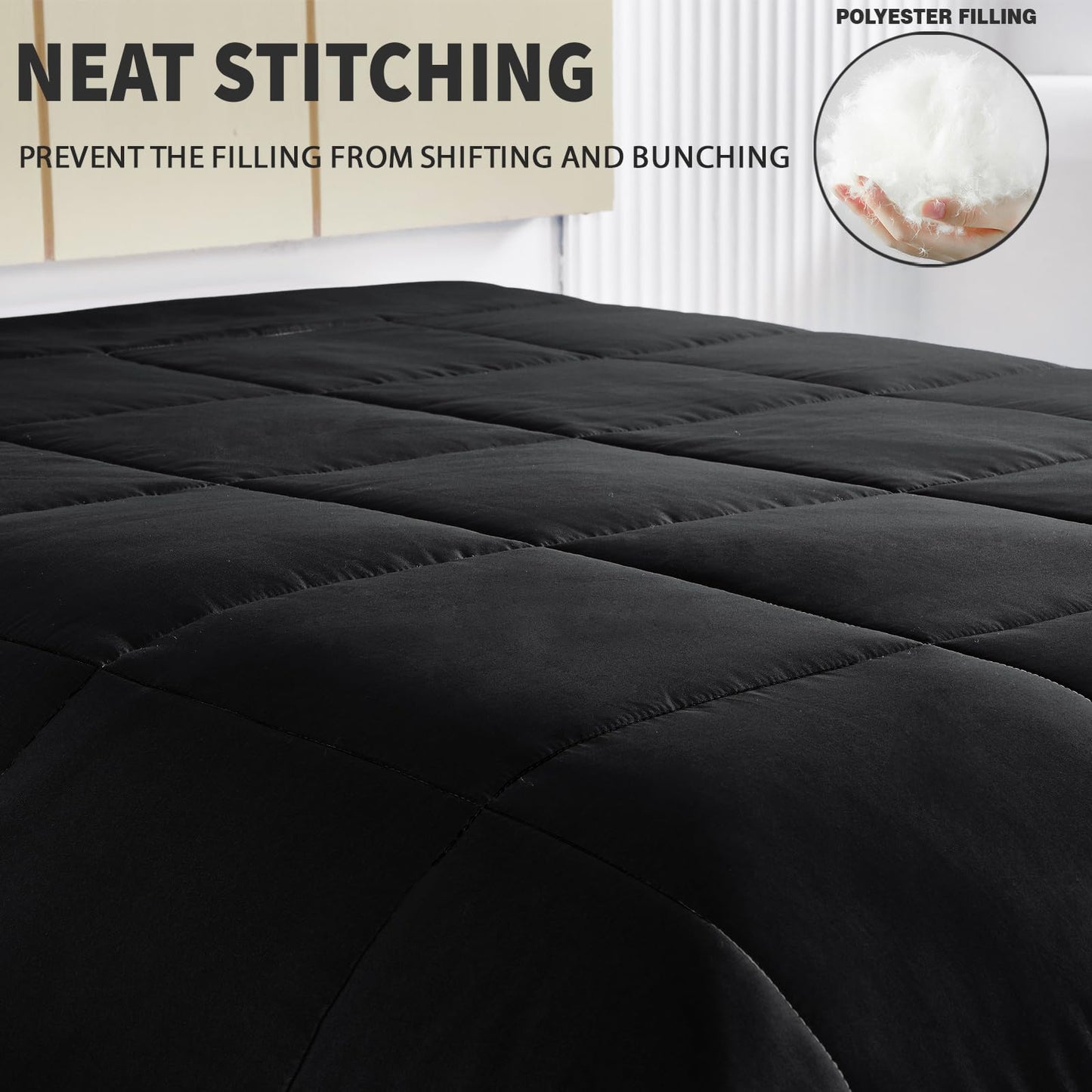 Exclusivo Mezcla 4-Season Duvet 155 x 220 cm, Warm and Light Sleeping Blanket without Cover, Turquoise/Aqua