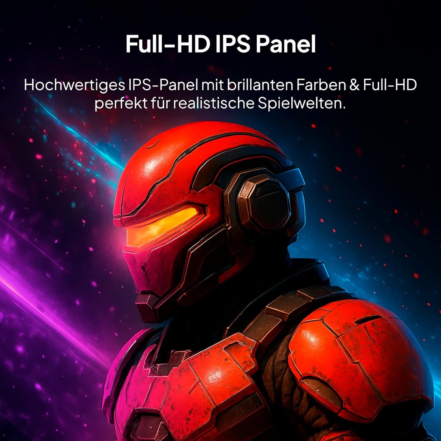 ODYS i27-Q-180-27 Inch Gaming Monitor (69 cm Screen, WQHD, 2,560 x 1,440 Pixels, 180 Hz, 1ms Response Time (MPRT), Fast IPS Panel, 120% sRGB, FreeSync, 2x HDMI, 2x Display Port)